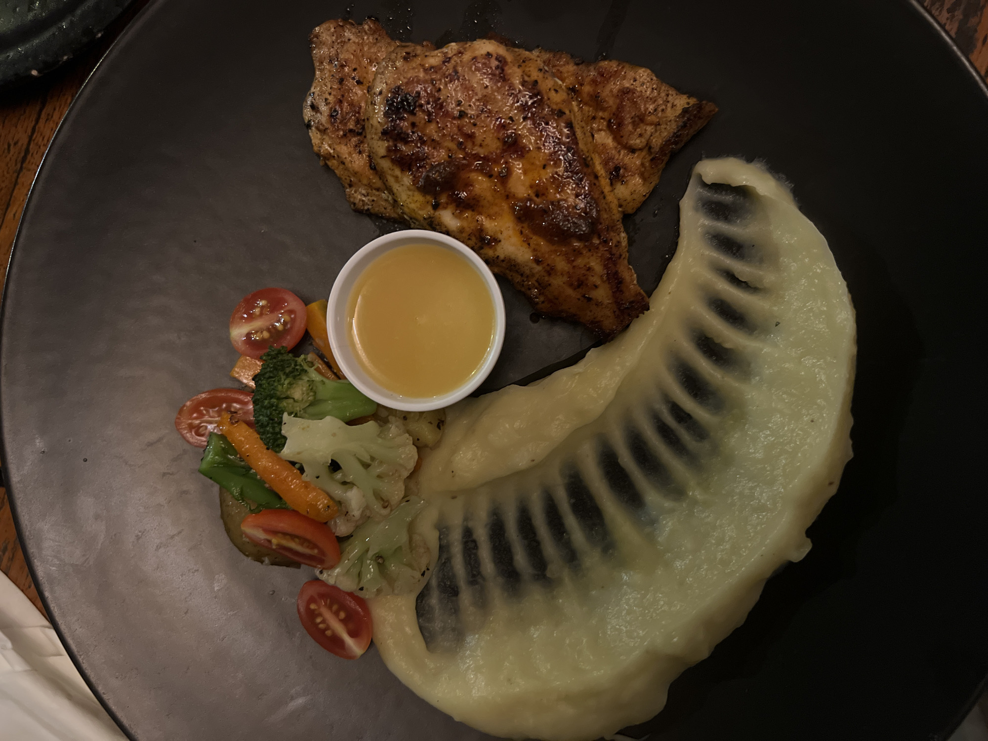 Food and drinks at a North Kuta restaurant, Bali