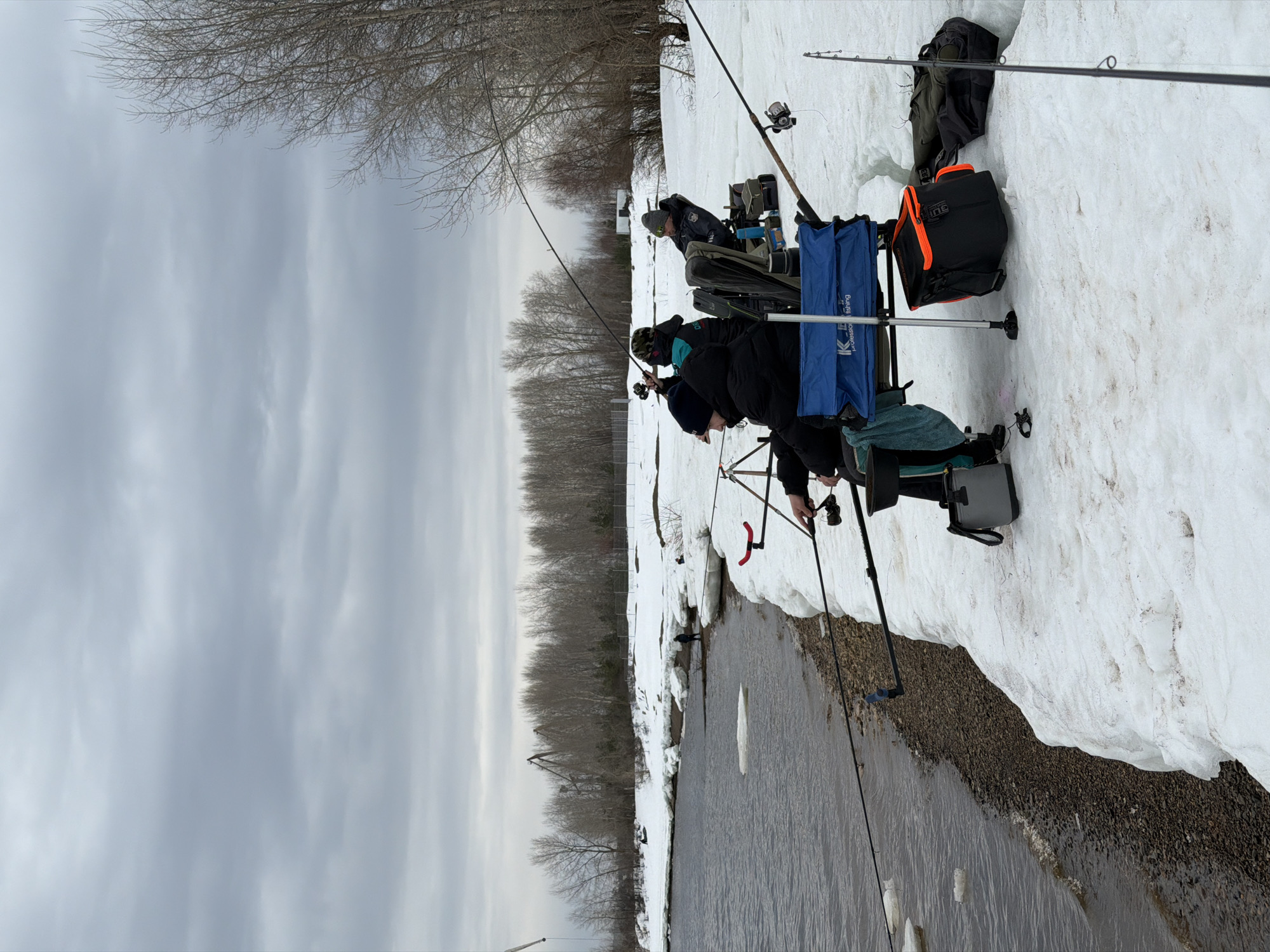 Spring daily life scenes documented in rural Russian towns