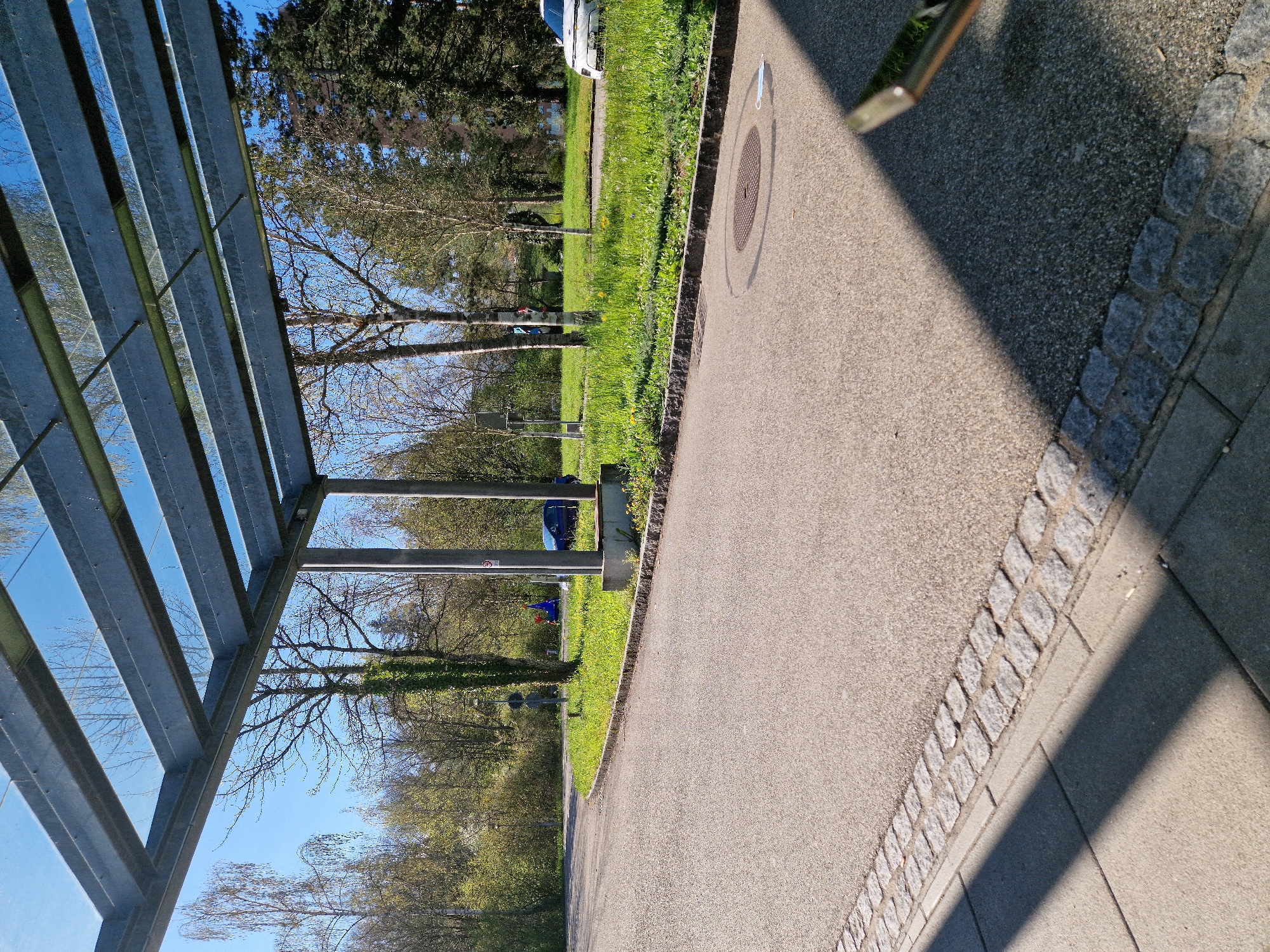 Morning street scenes documented in Rheinfelden, Switzerland
