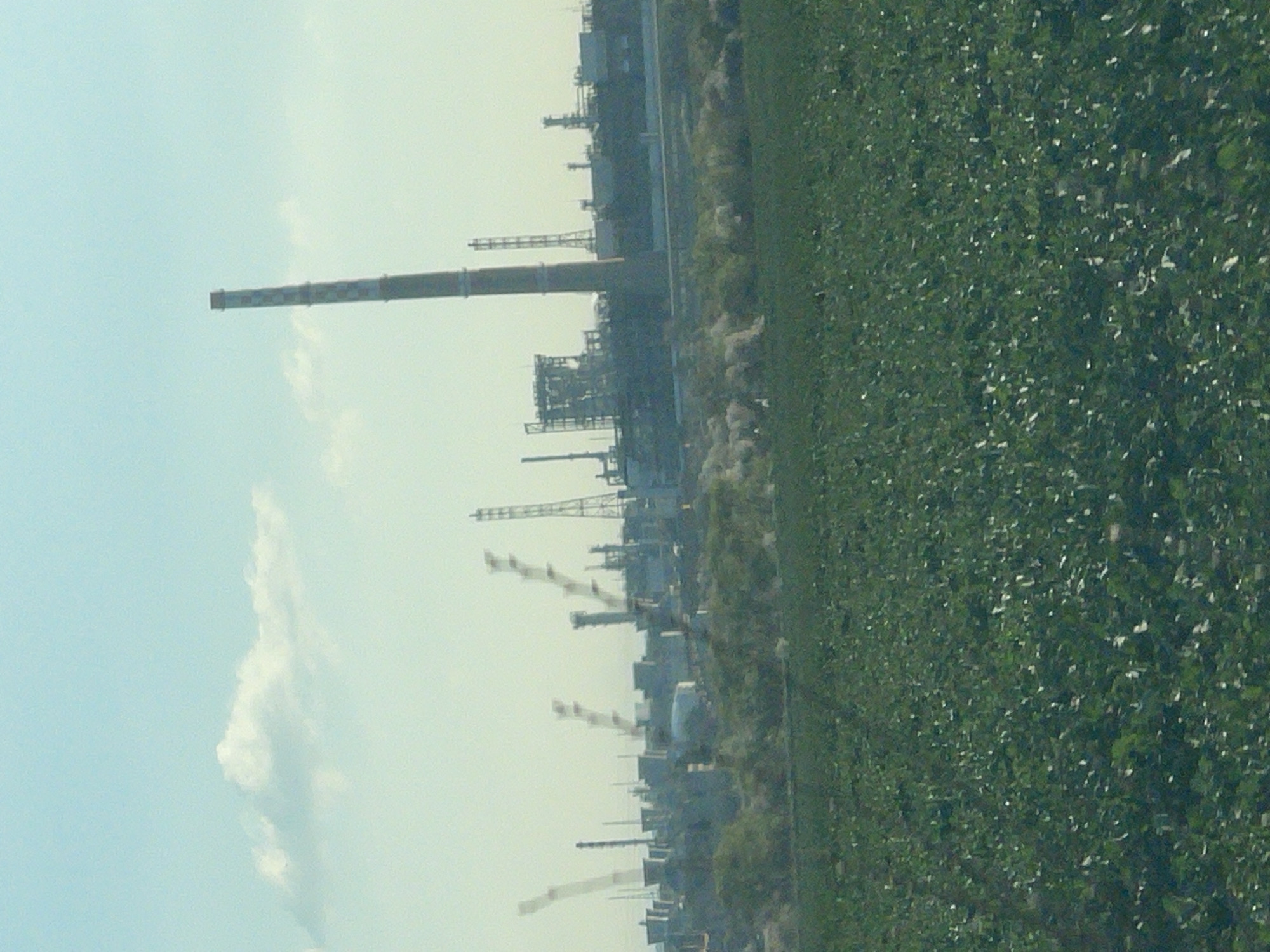 Industrial facility with smokestack observed near Kameno, Bulgaria