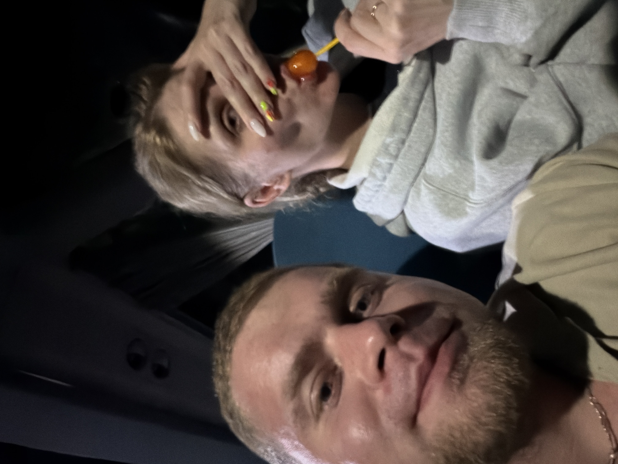 Couple takes selfie with lollipop in Sharm El Sheikh