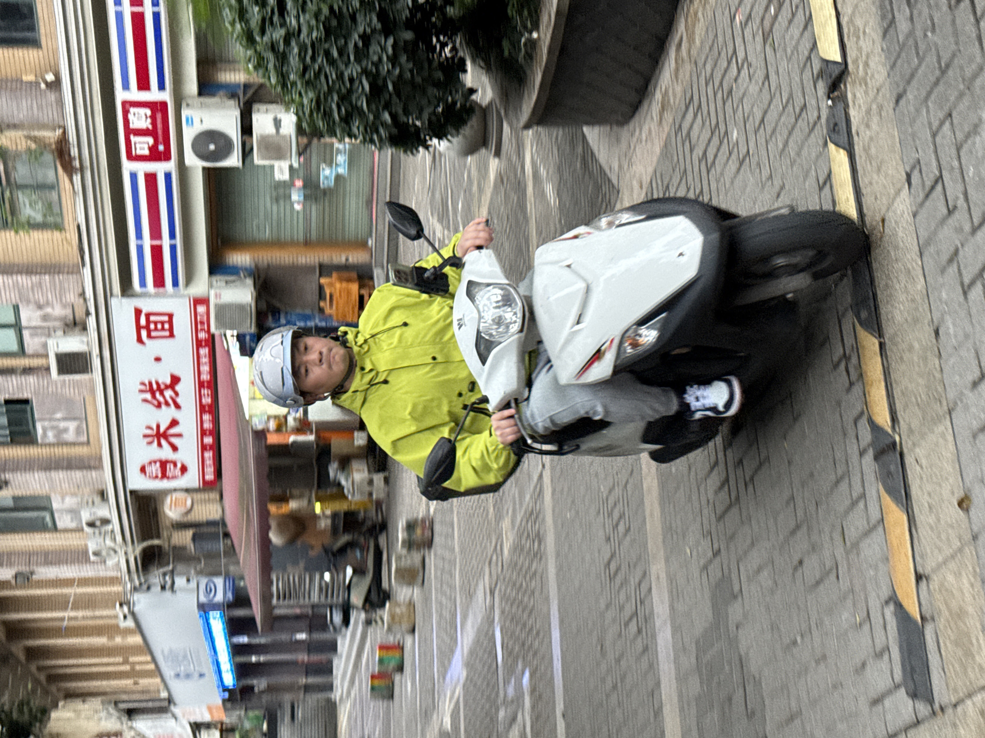 Ordinary street life documented in Longta, China evening