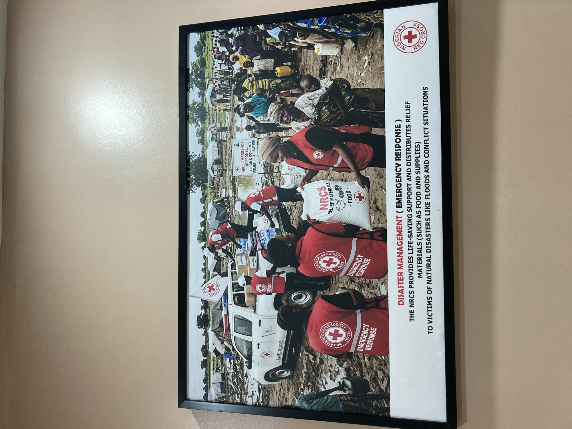 Nigerian Red Cross HQ hosts aid distribution and outdoor gathering
