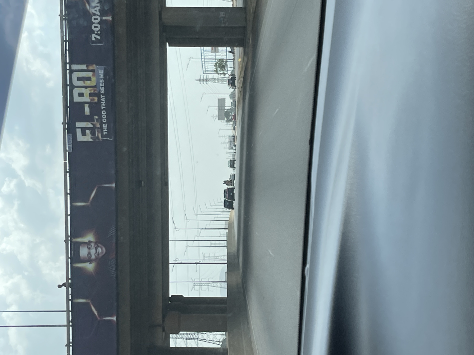 Billboard spotted near overpass in Galadimawa Village, Nigeria