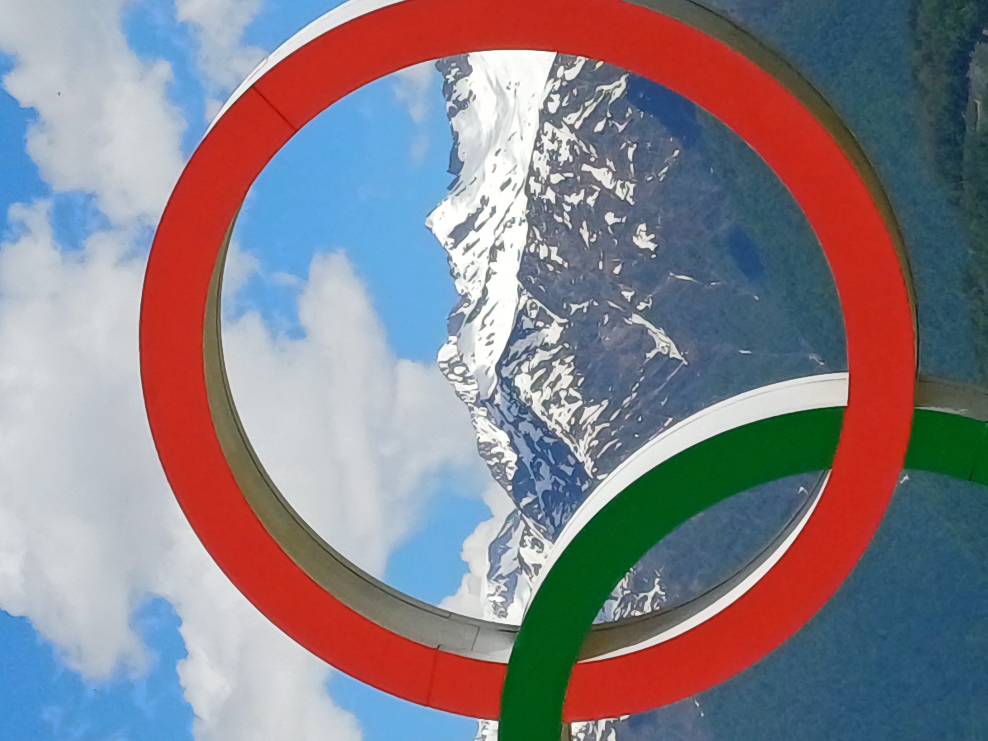 Olympic resort scenes documented in Estosadok mountain region