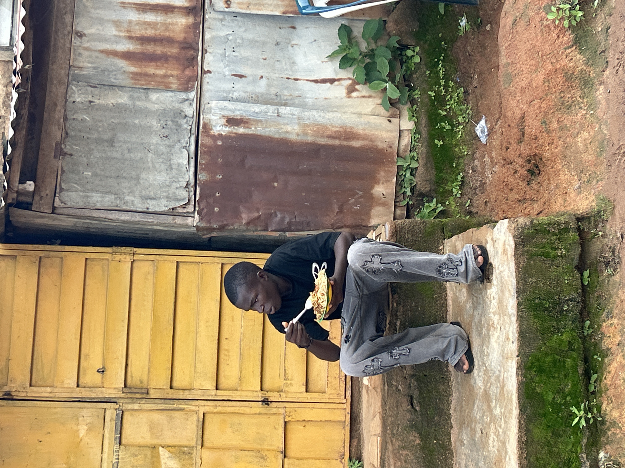 Morning street life in Jos, Nigeria