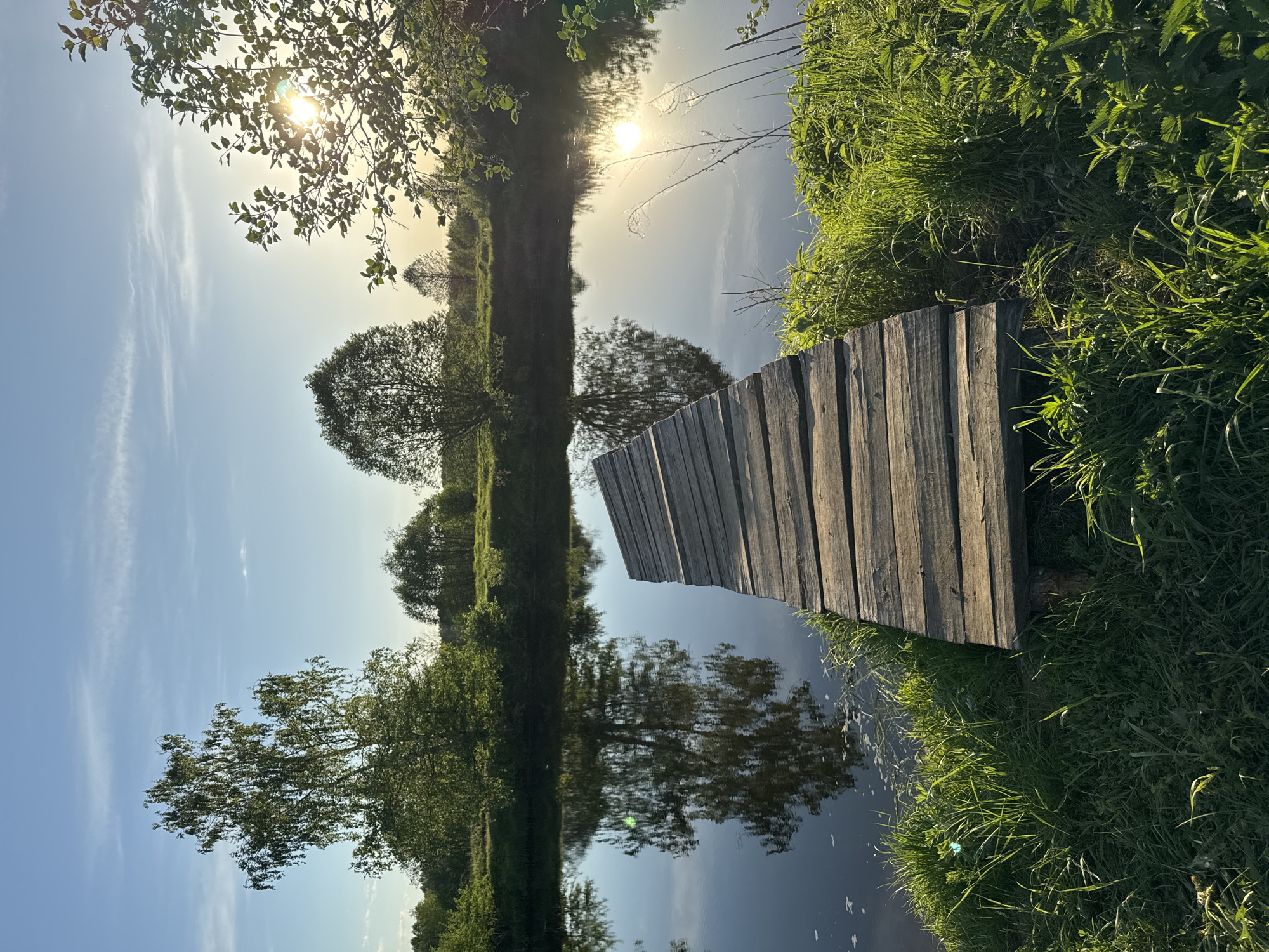 Tranquil afternoon scenes documented near Egorii, Russia waterfront