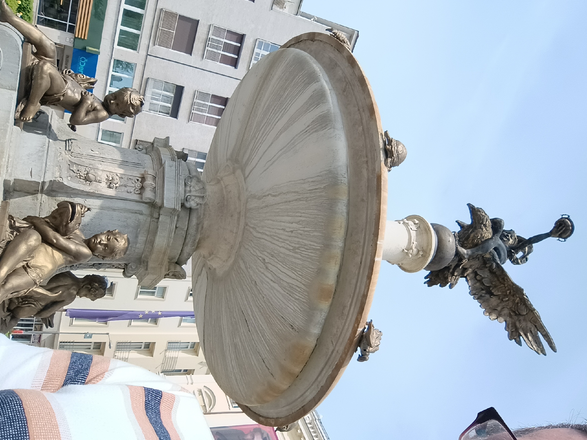Midday crowds observed at Bratislava landmarks and pedestrian areas