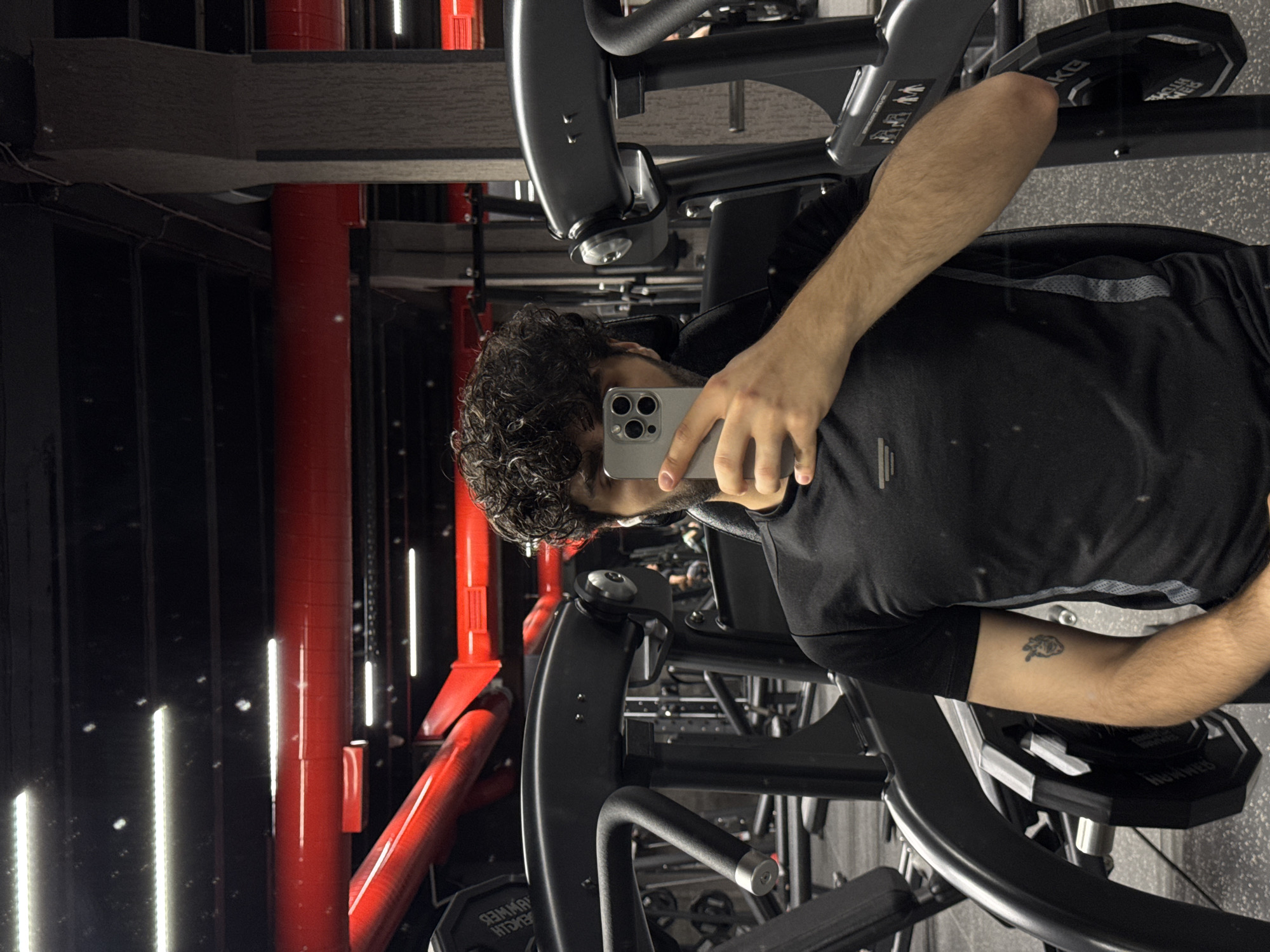 Gym selfie session at a modern Yerevan fitness spot