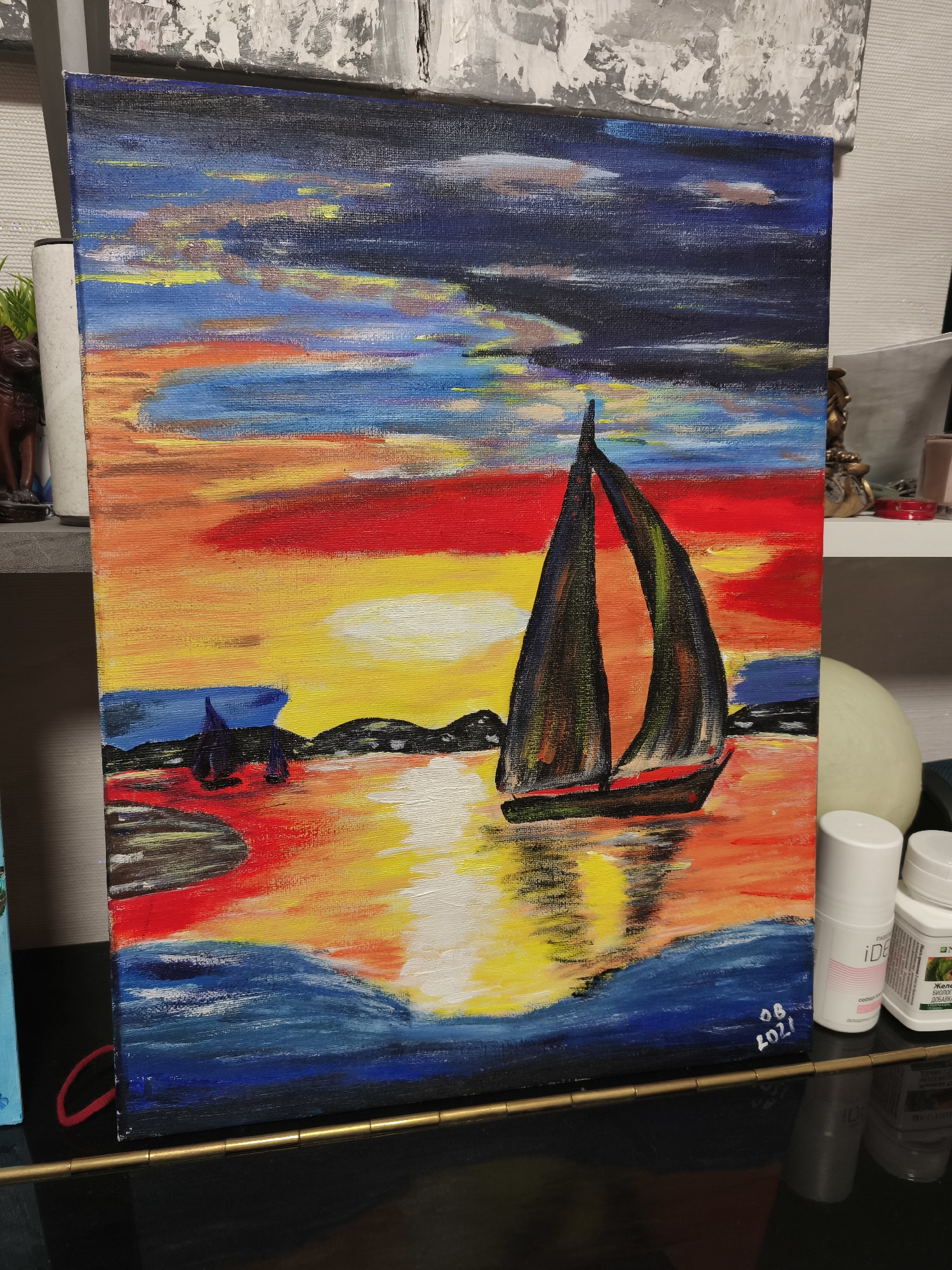Art, Food, and Pet Moments Documented in Single Session
