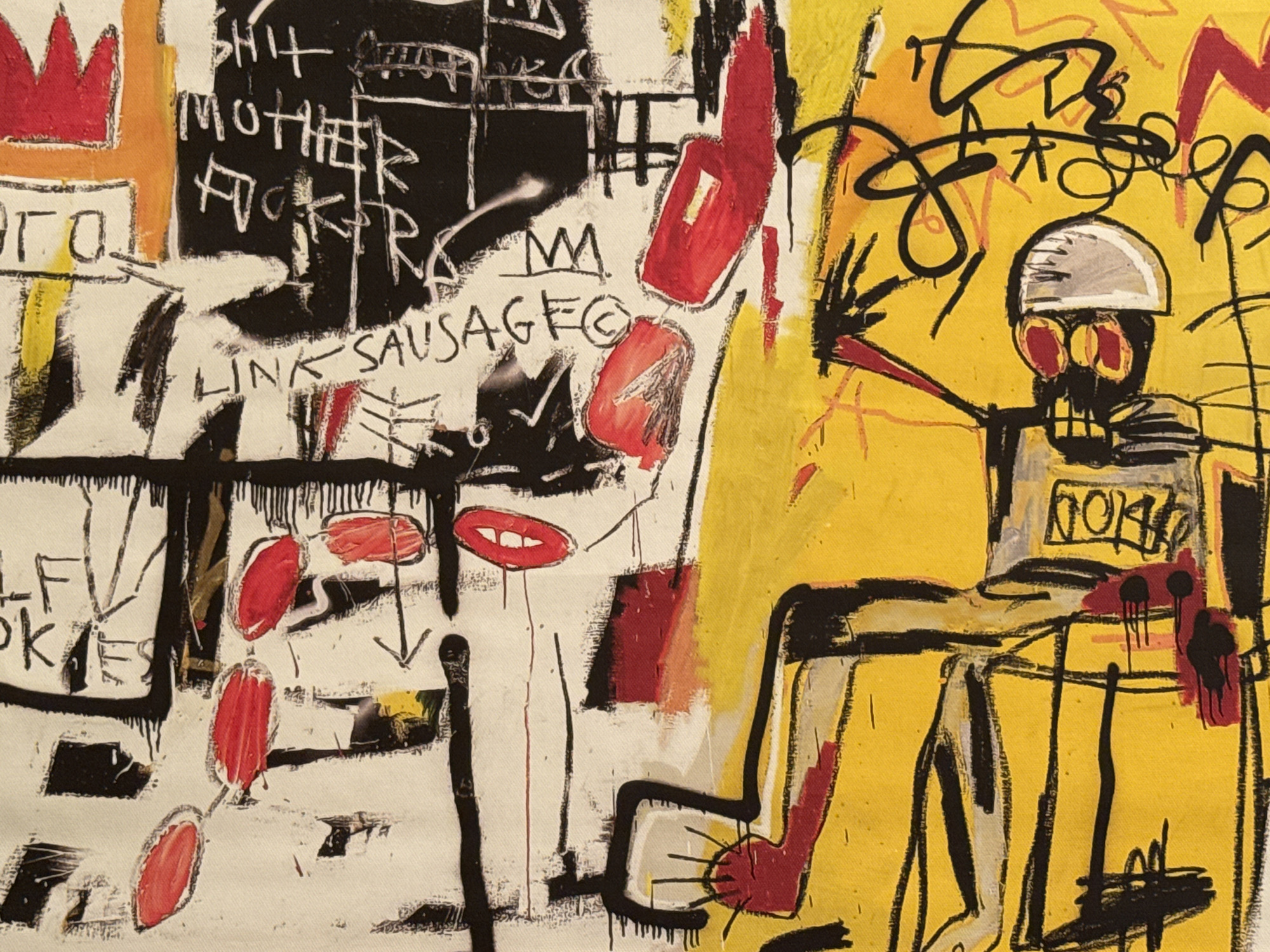 Moscow art viewing includes Basquiat-style paintings, vintage theatre poster