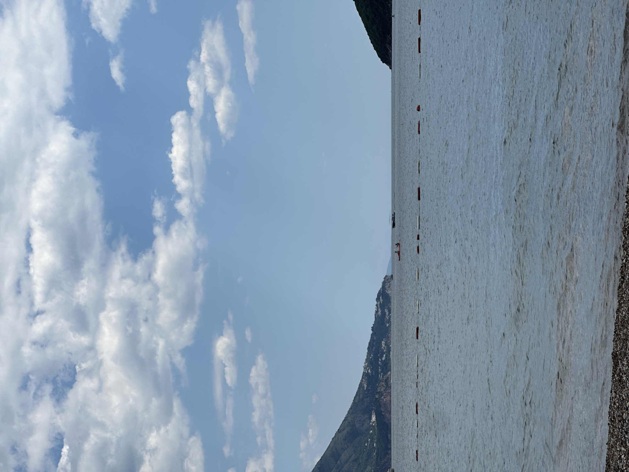 Peaceful afternoon beach scene captured in Budva, Montenegro