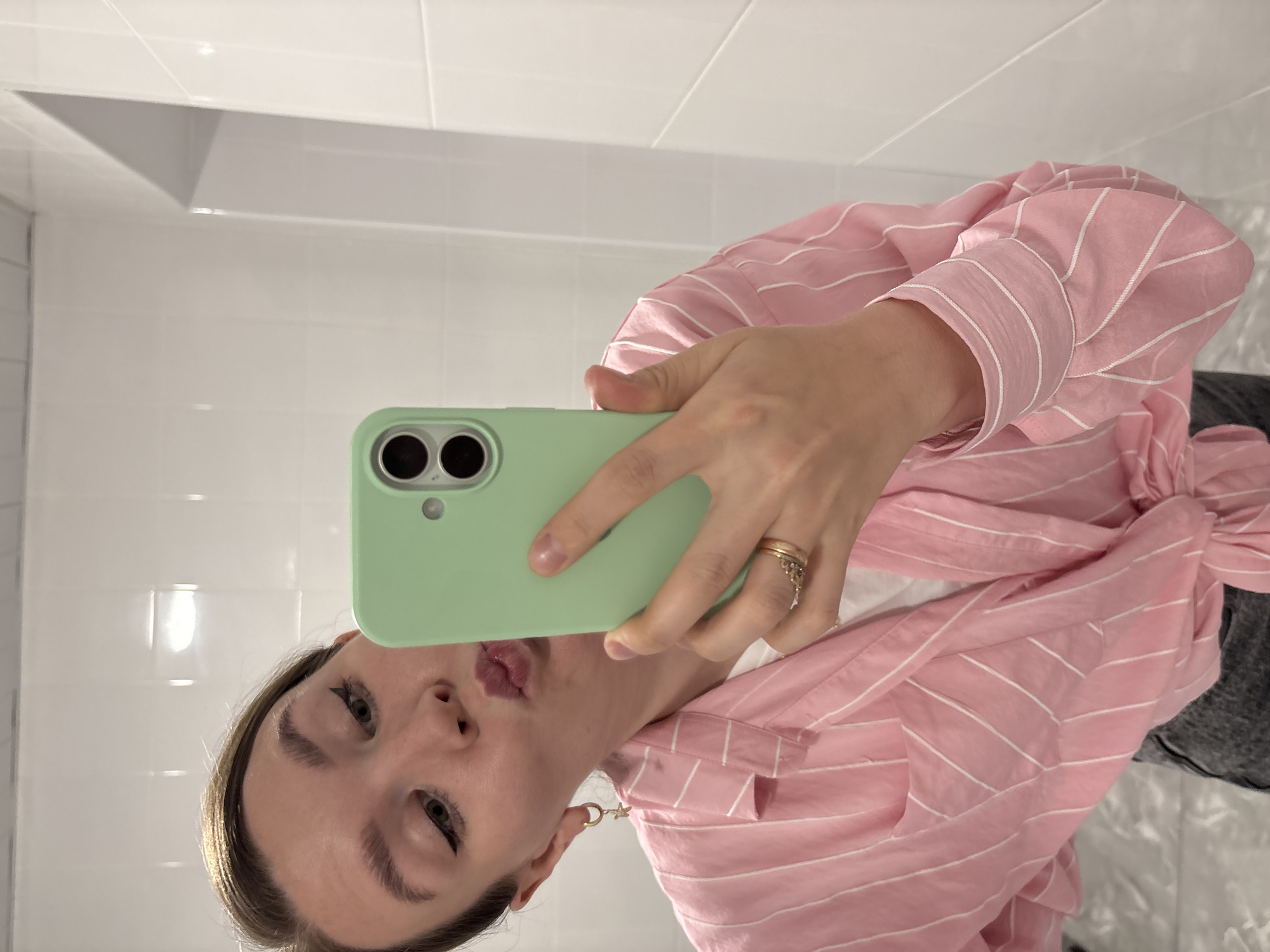 Casual selfies from a morning in Izhevsk, office and bathroom settings