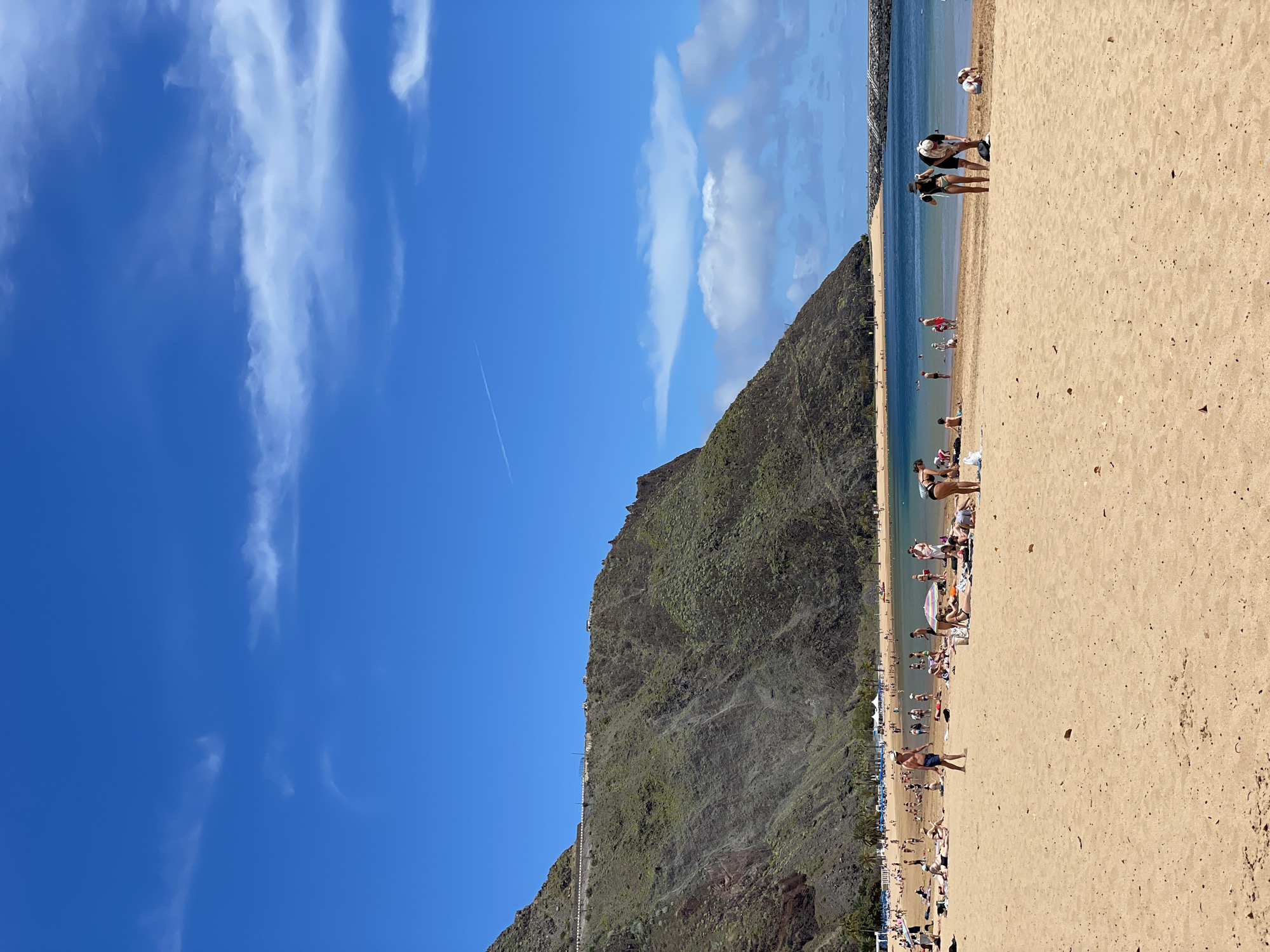 Clear sunny conditions observed at El Suculum beach Spain