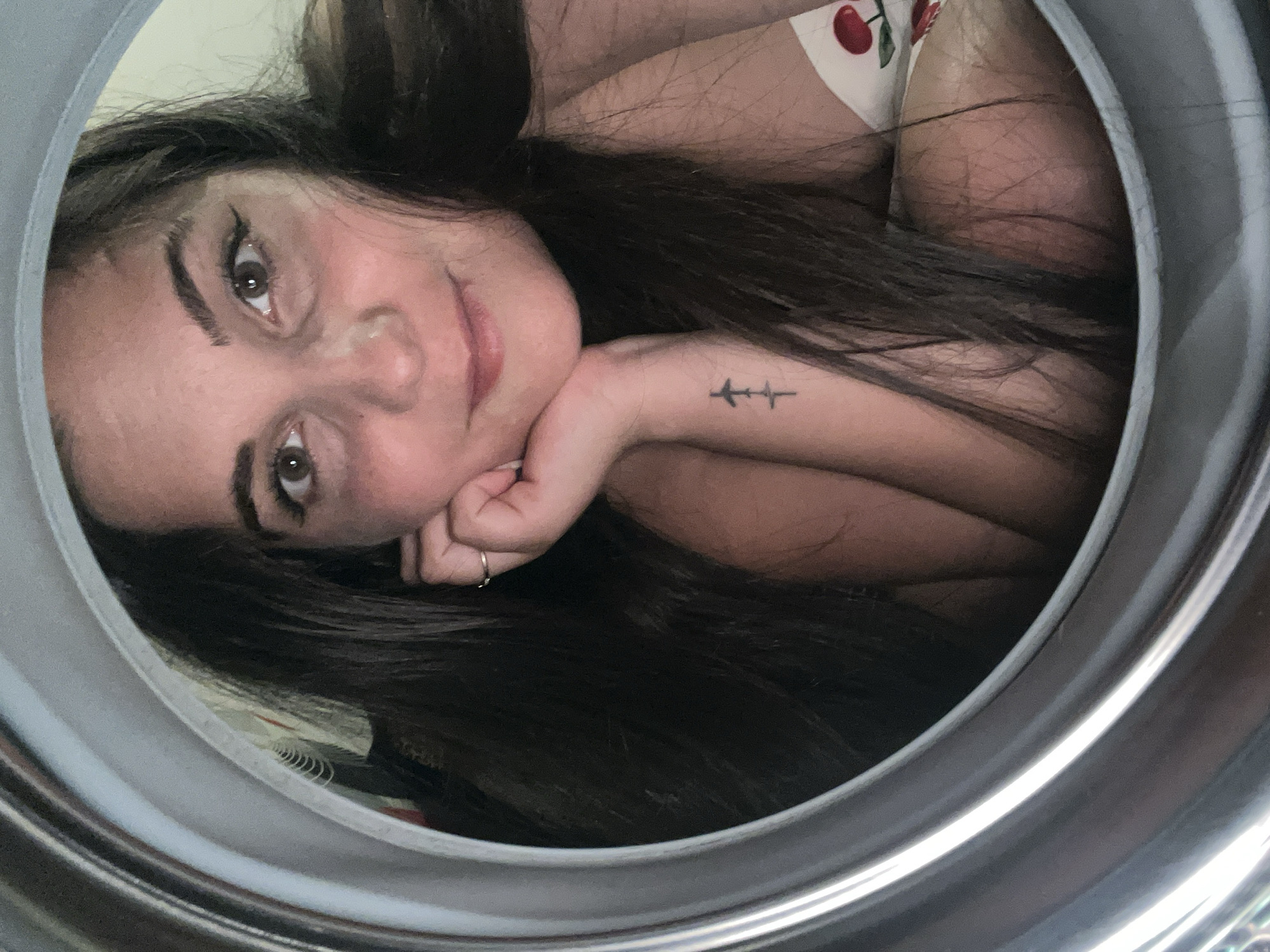 Young woman documents casual afternoon with selfies, pet rabbit in Sofia