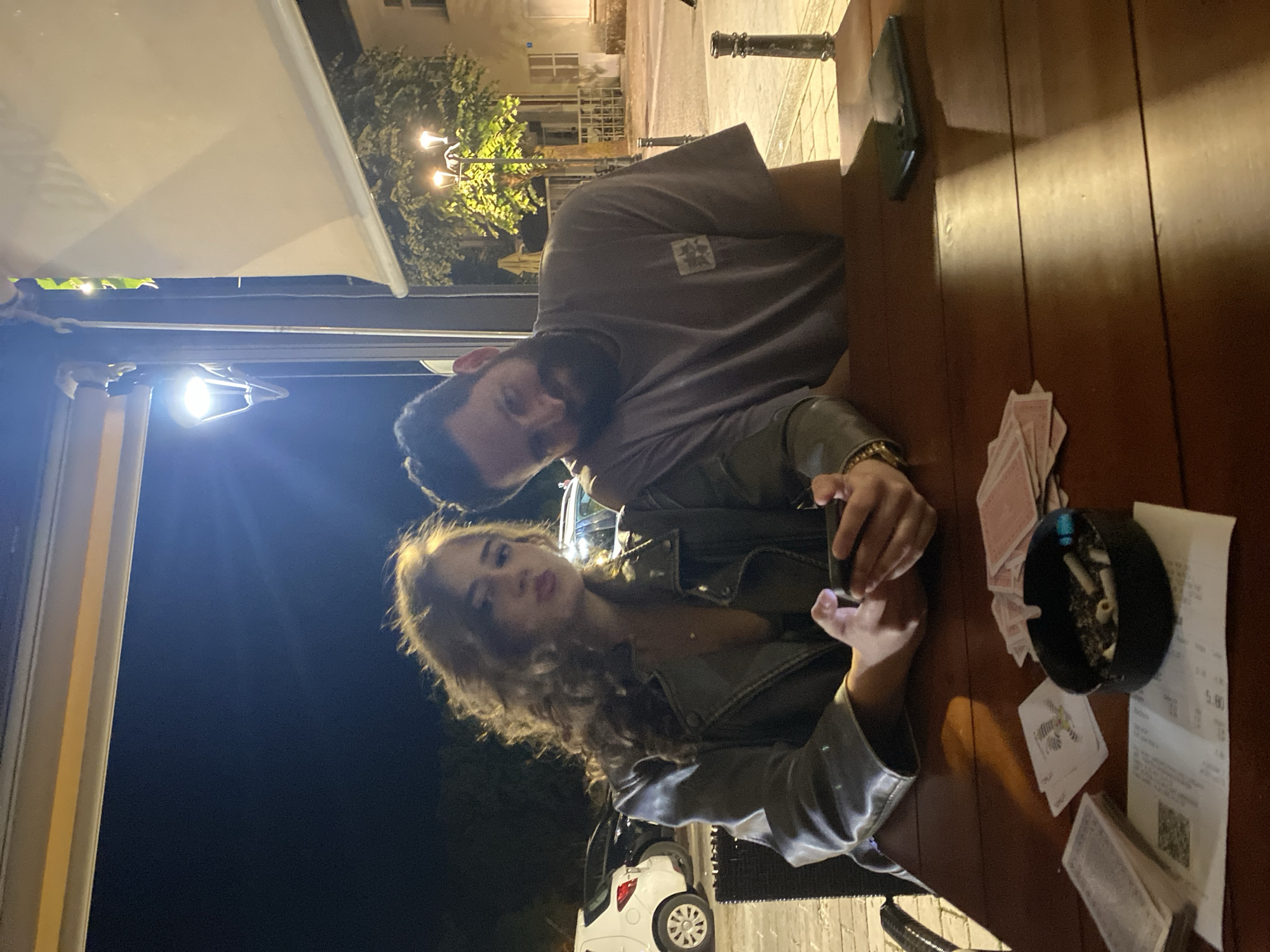 Evening dinner and selfies at Cetinje cafe