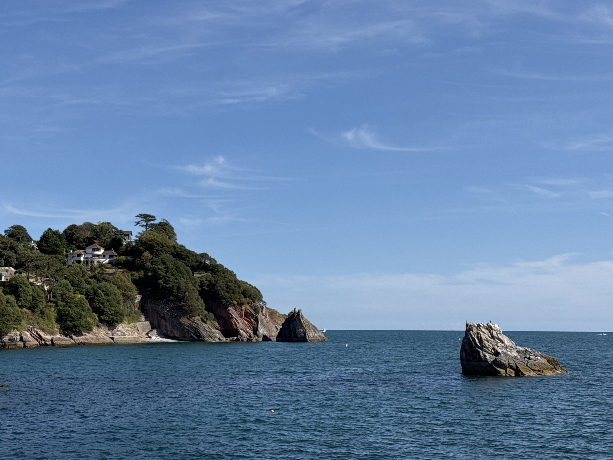 Torquay marina and waterfront on a summer afternoon