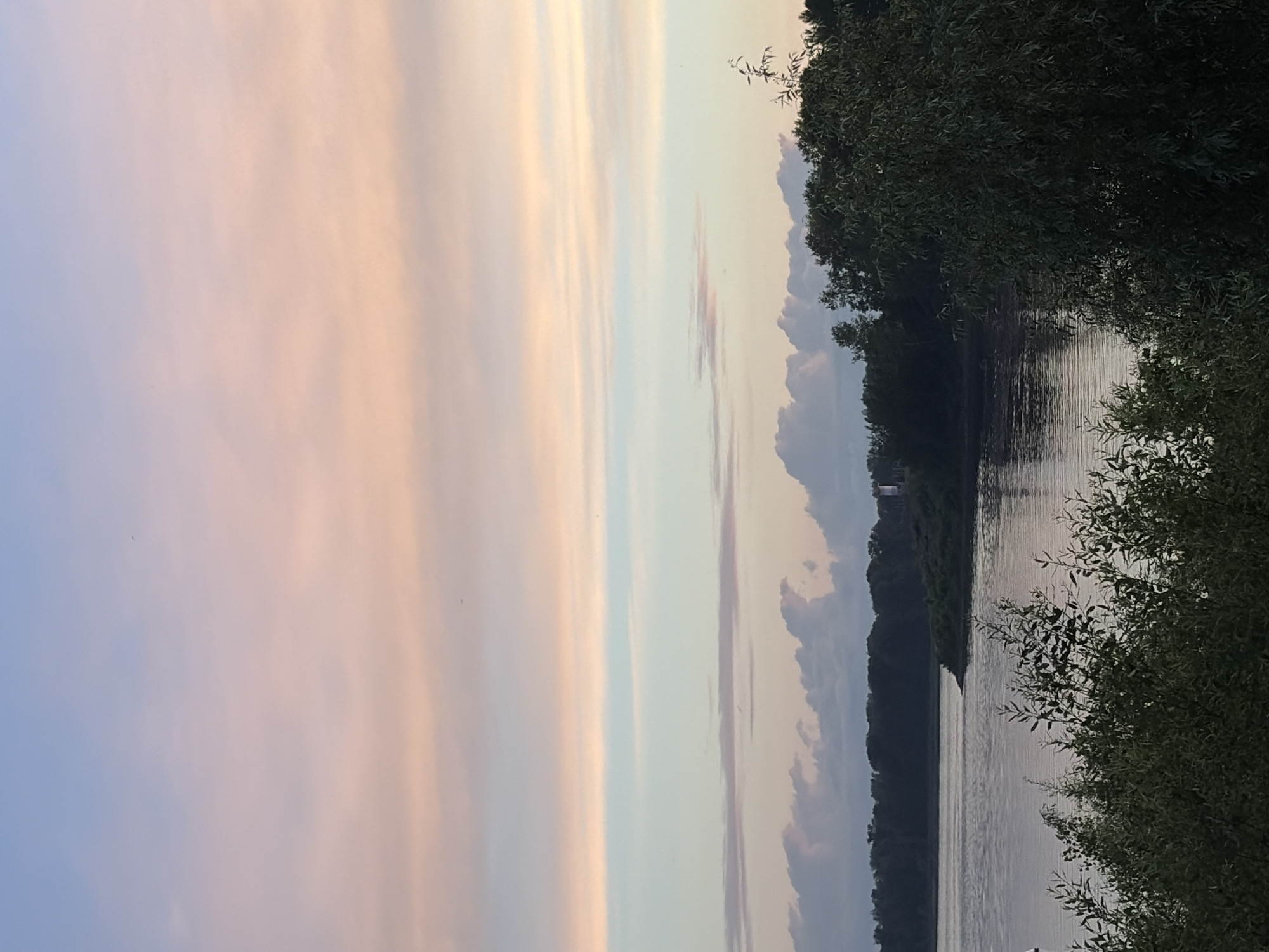 Golden hour along the Kama River in Chaikovsky, Russia