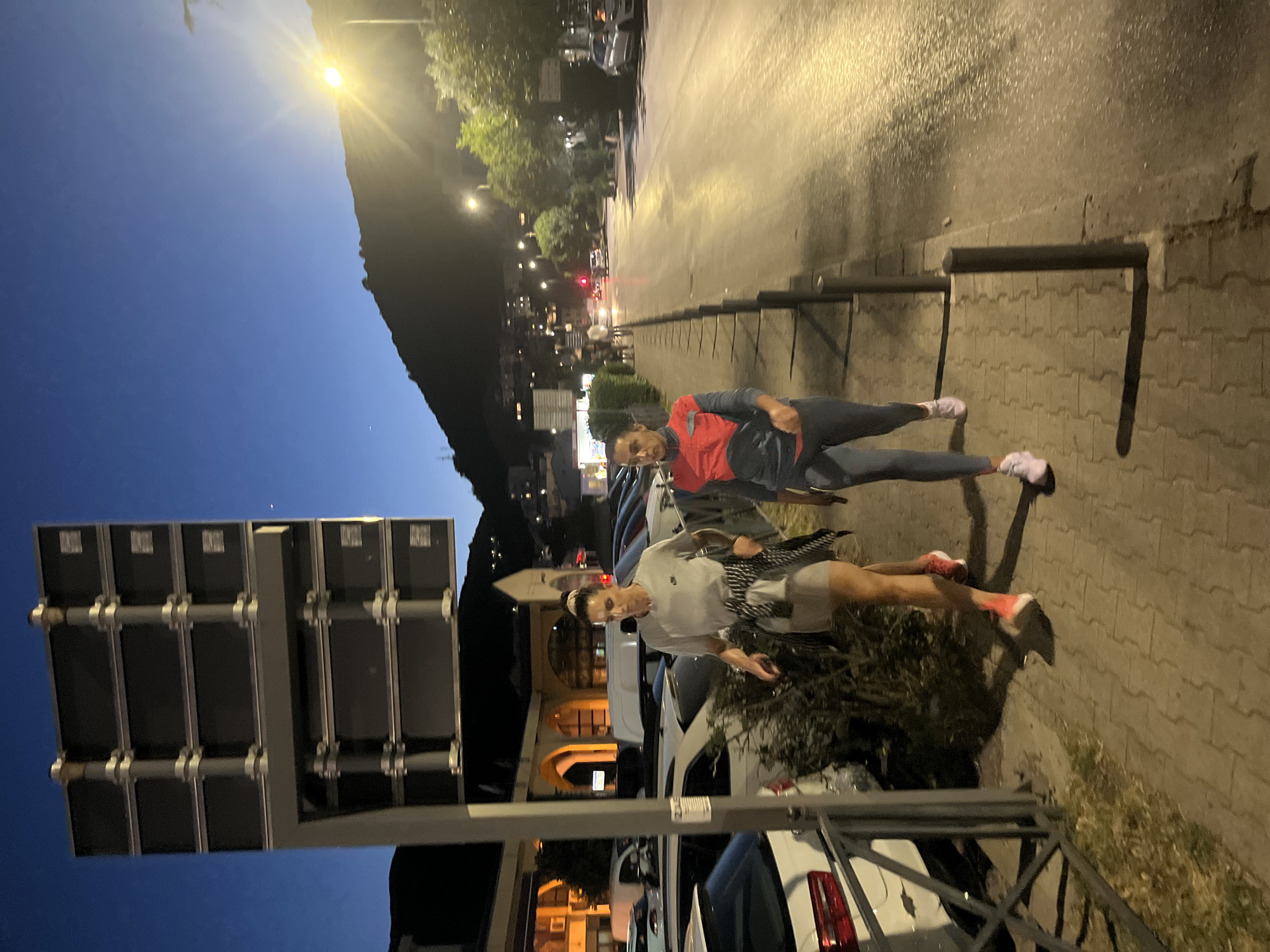 Evening out in the city: streets, food, and nightlife