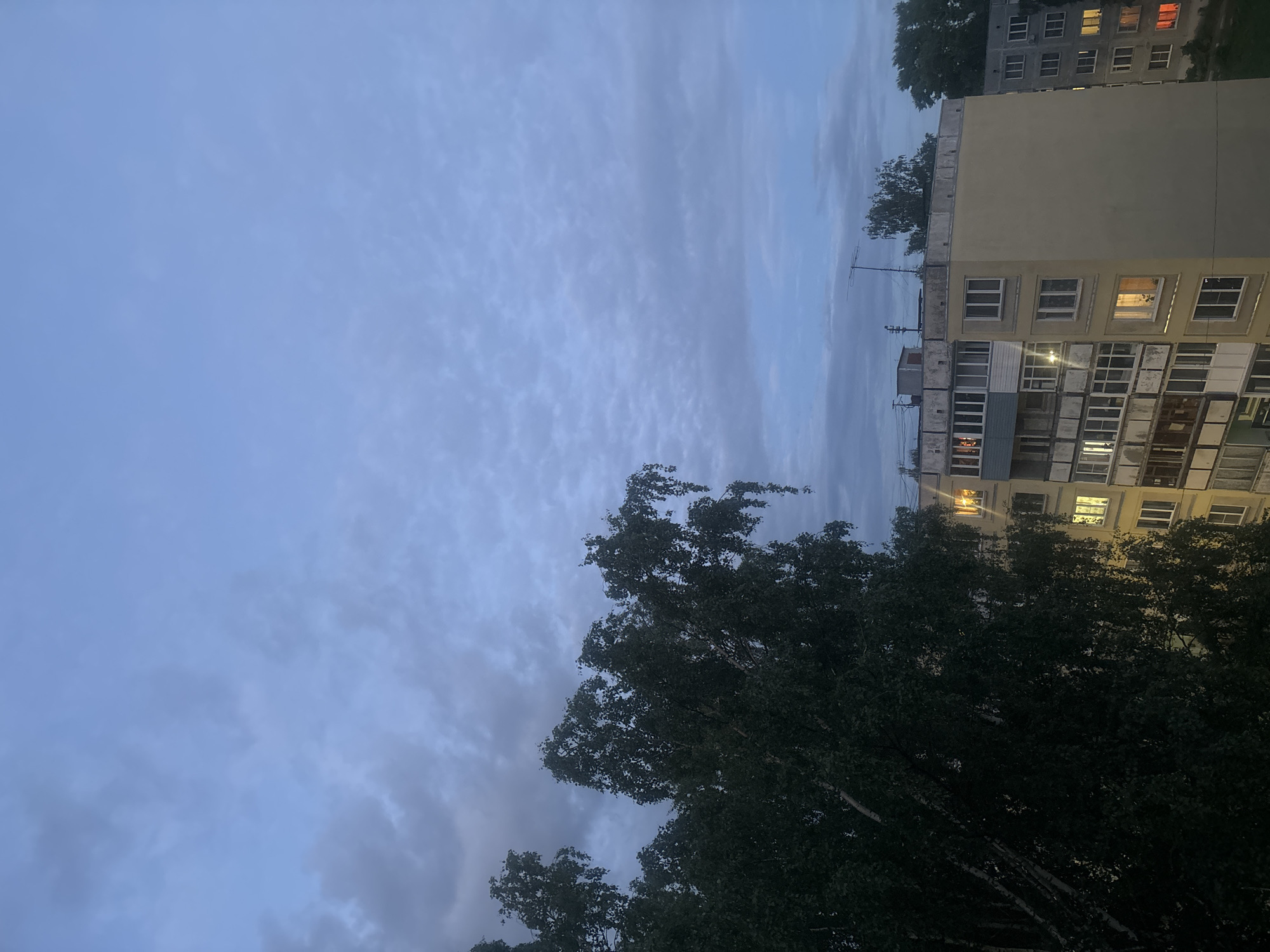 A quiet evening at home in Kirov, inside and out