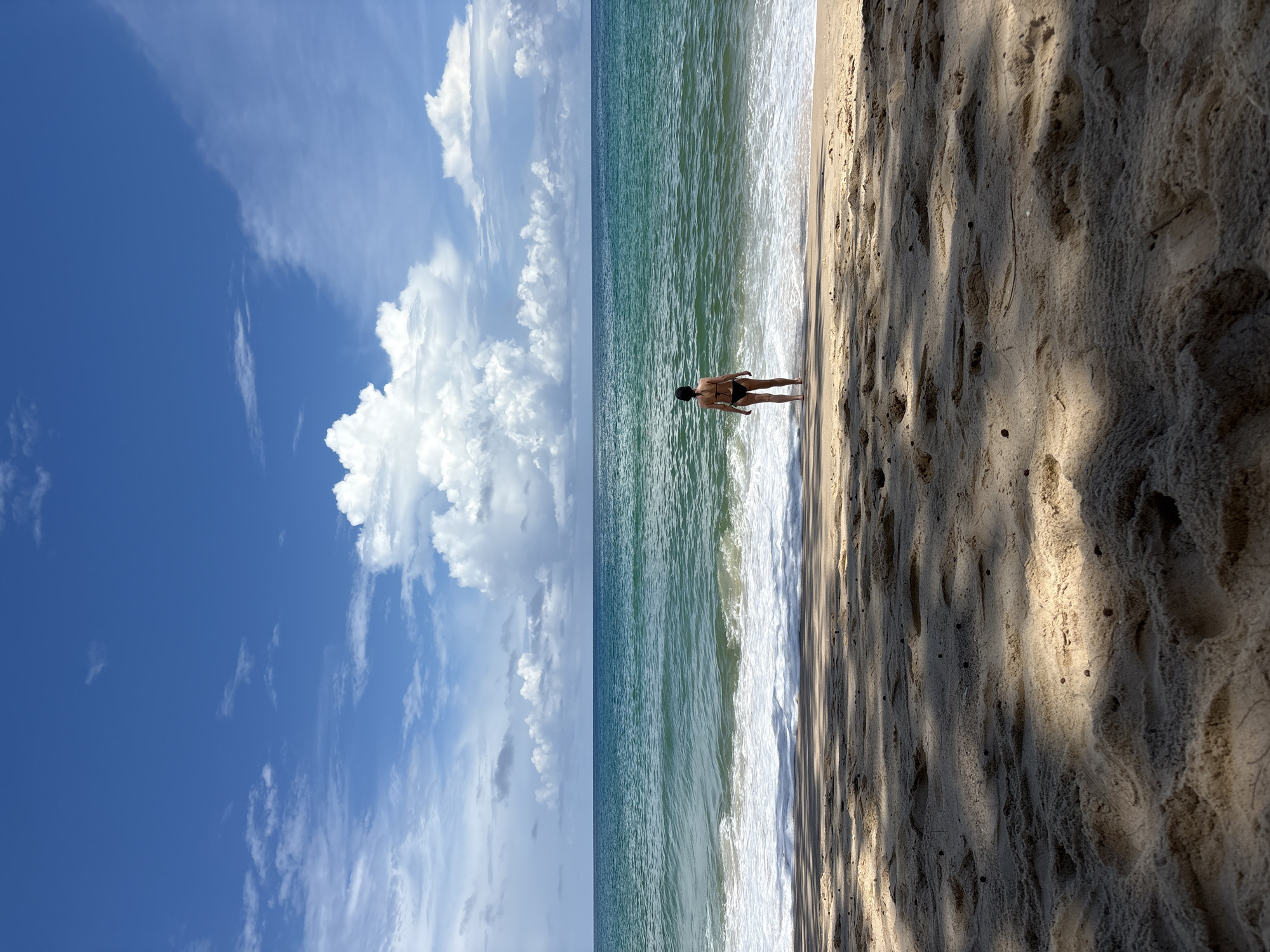 Morning beach and resort scenes in Choeng Thale, Phuket