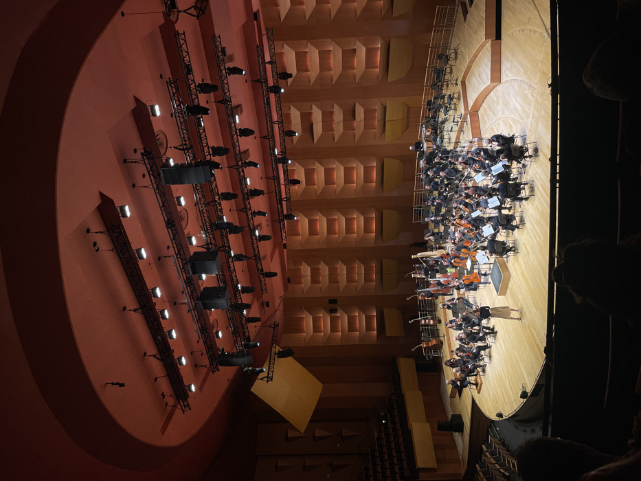 Orchestra performs at Lyon's Auditorium Maurice Ravel to sparse crowd