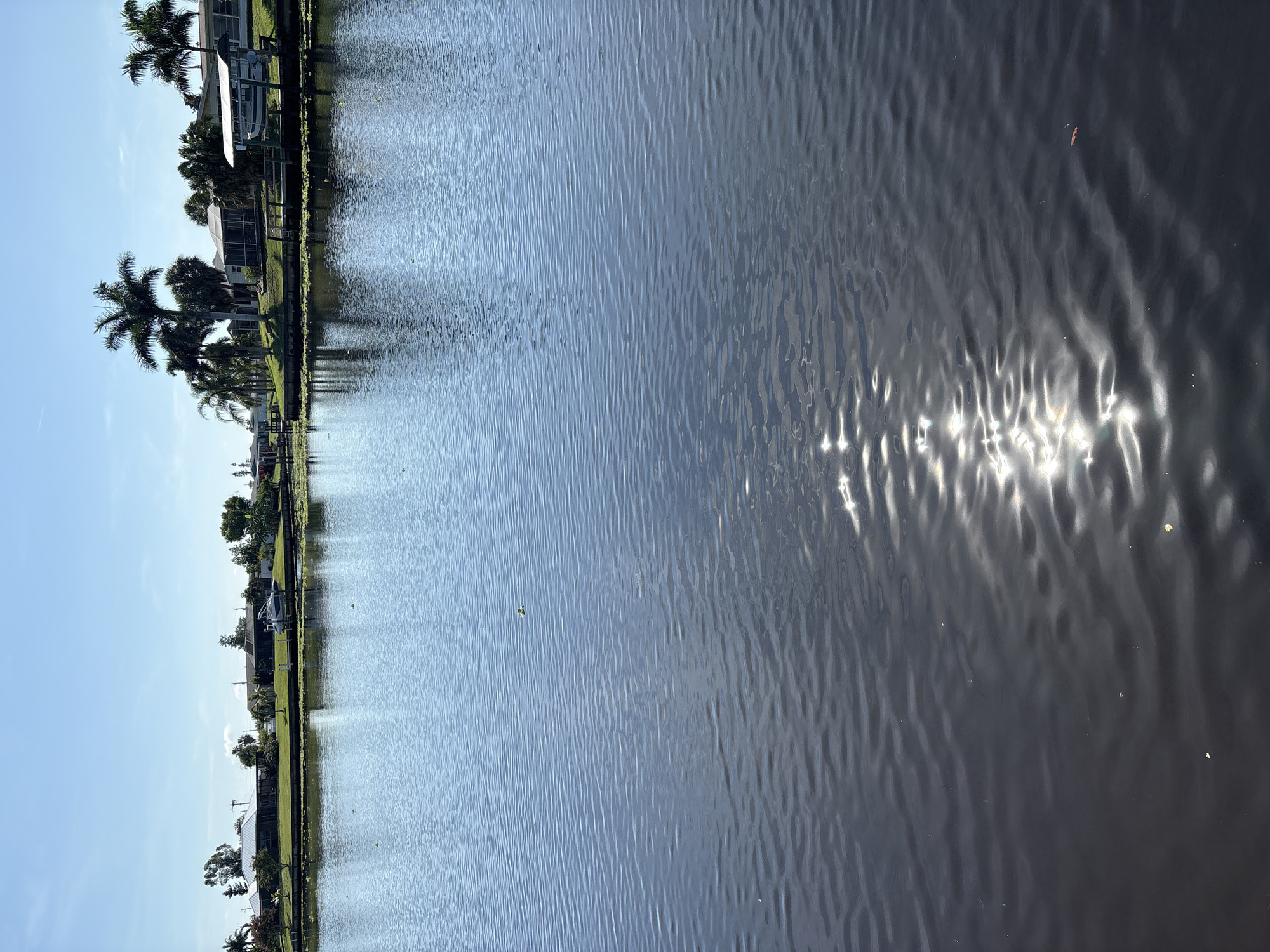 Quiet afternoon along North Port's residential canals