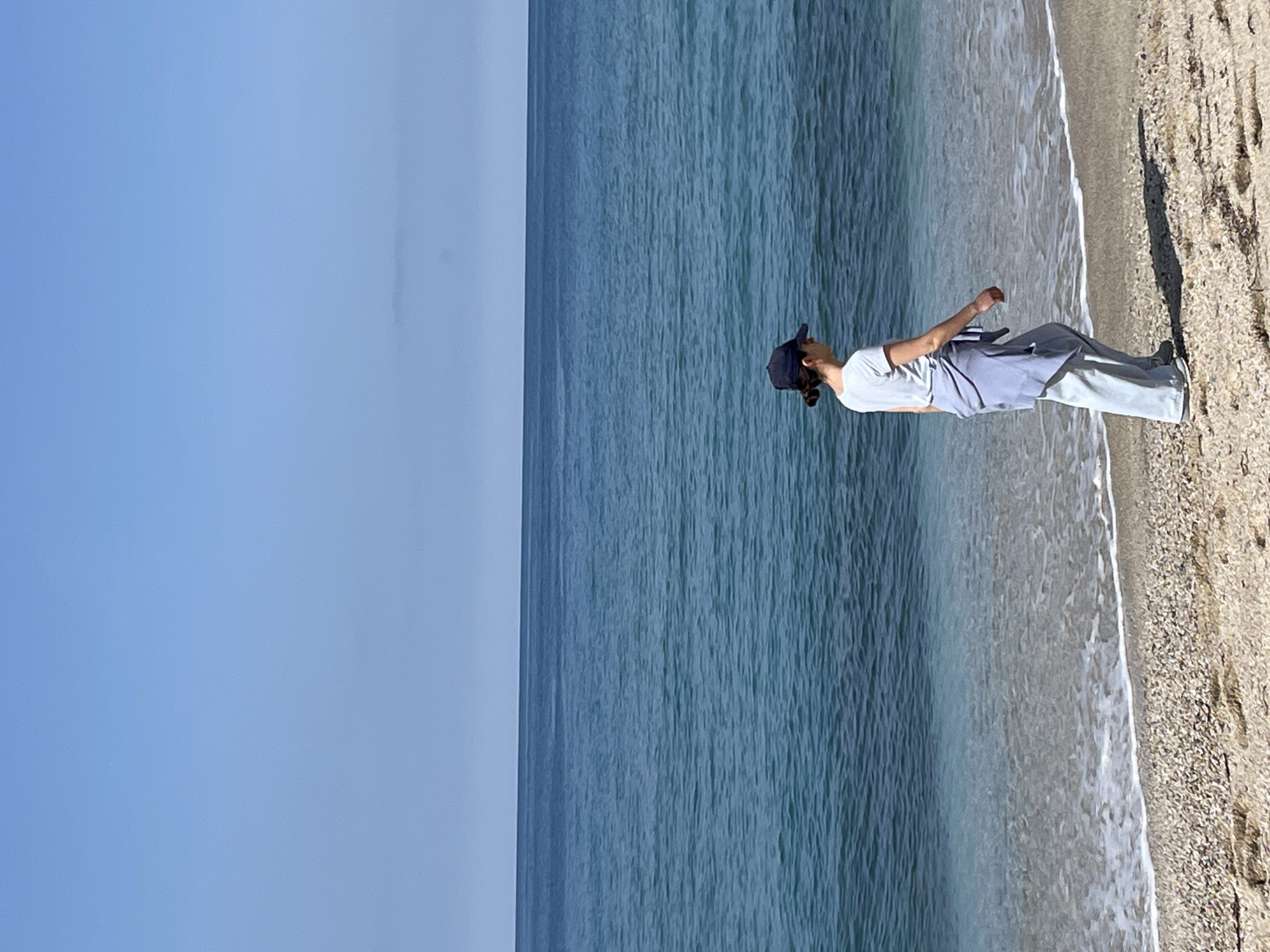 Morning beach activities observed along Alanya coastline