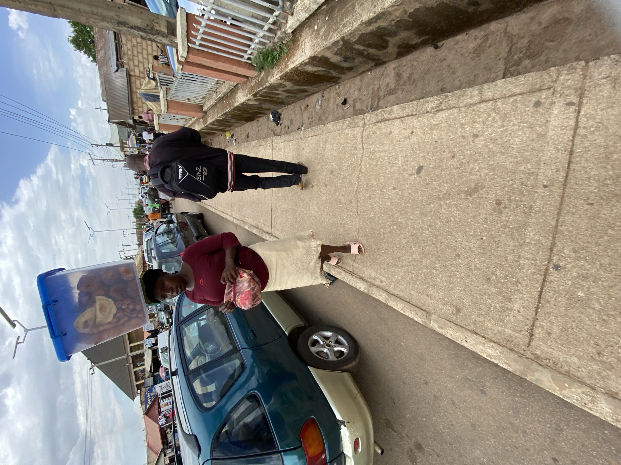 Daily street commerce captured in Bukuru Nigeria