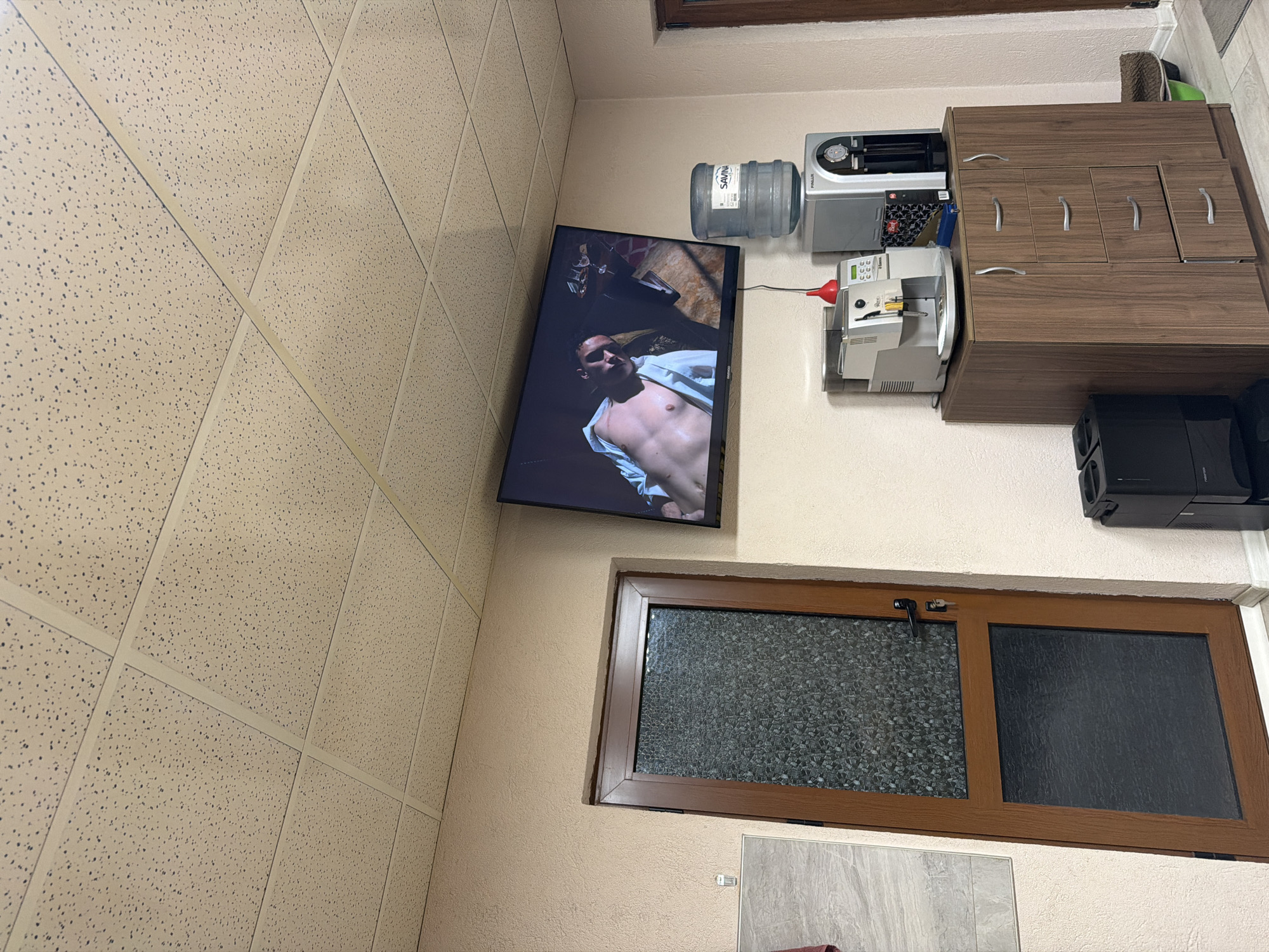 TV displays Peaky Blinders episode in Panagyurishte office space