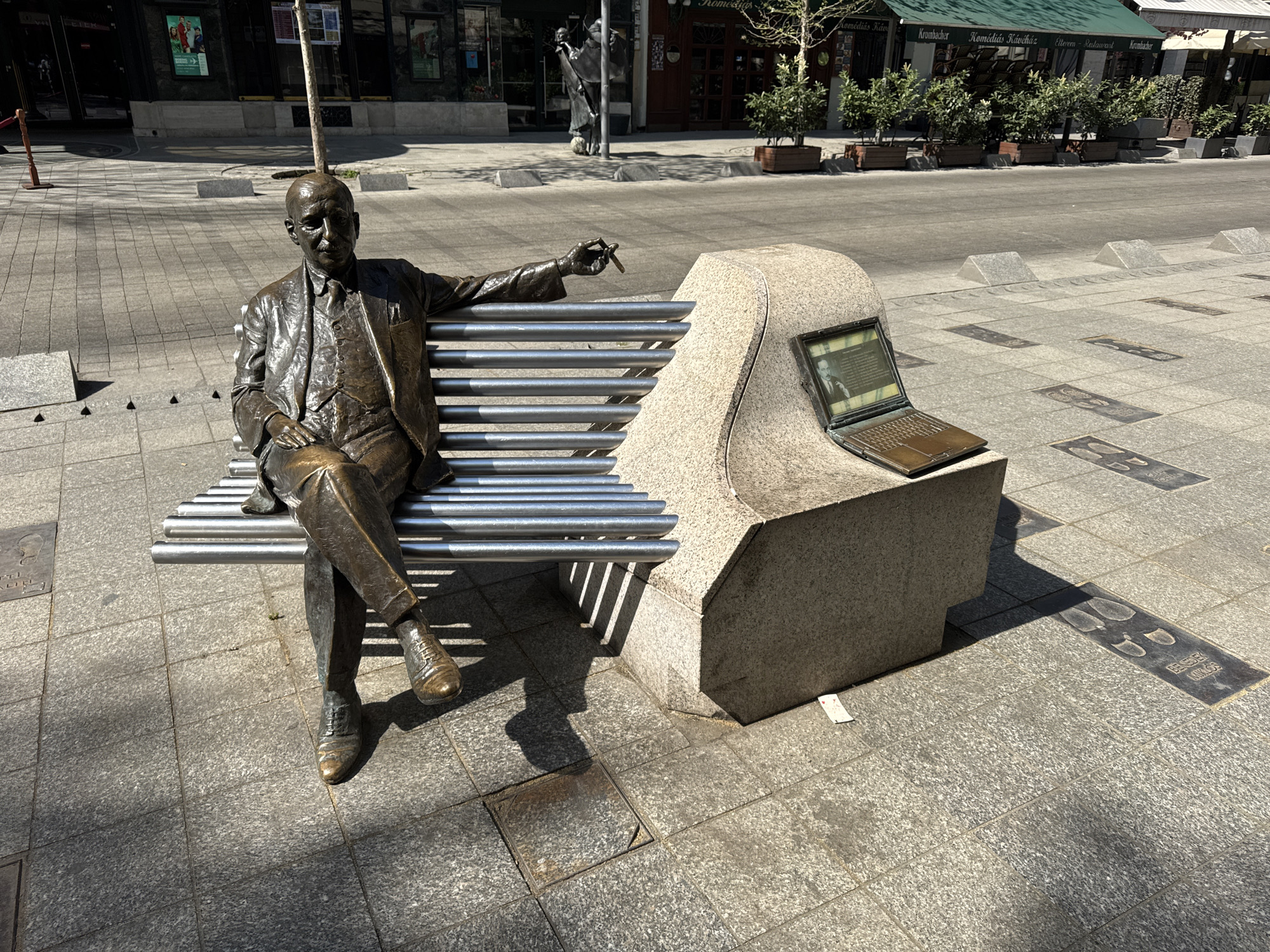 Budapest public sculptures documented in morning photography session