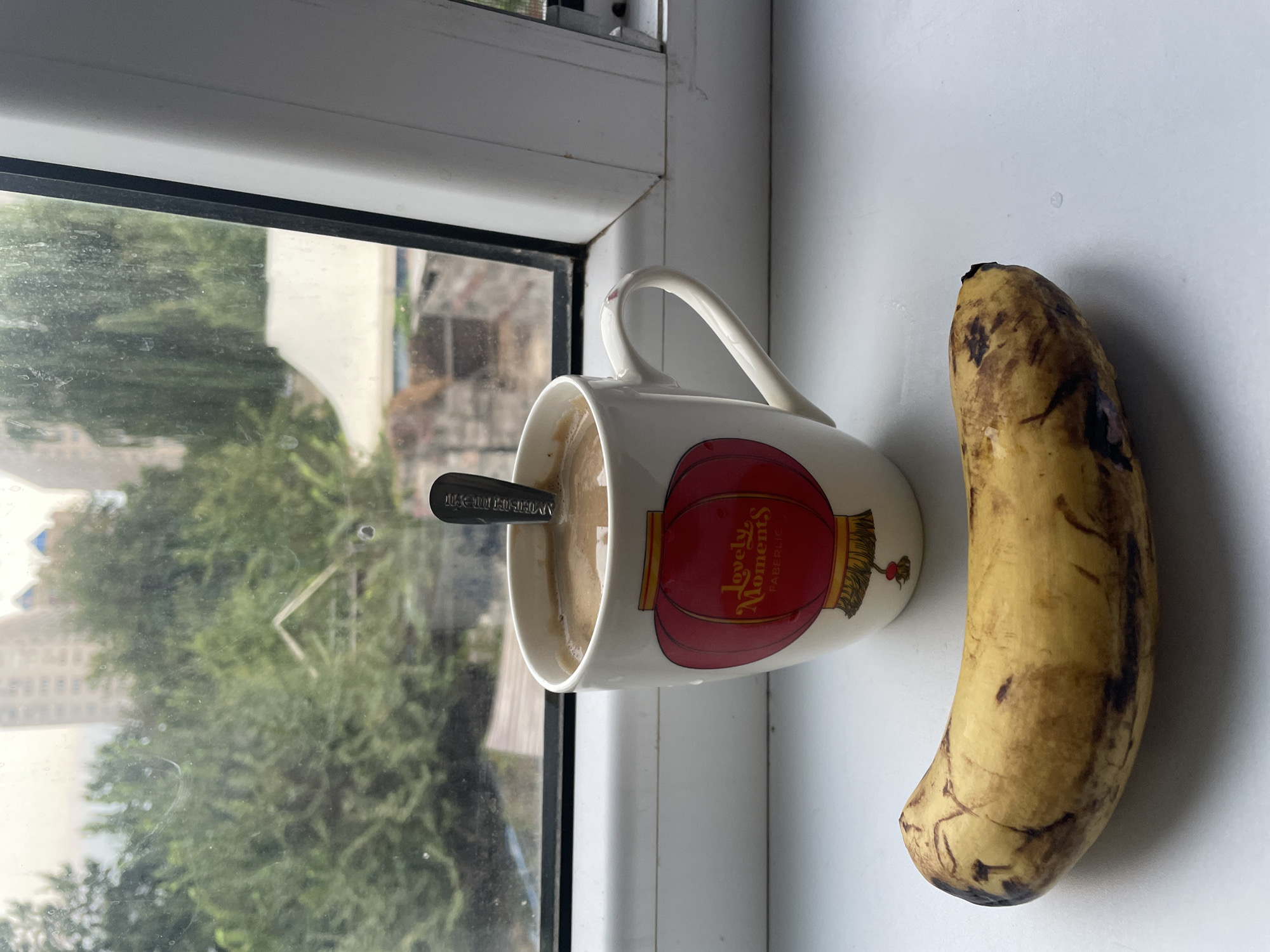 Morning at home in Almaty — coffee, city views, and everyday products