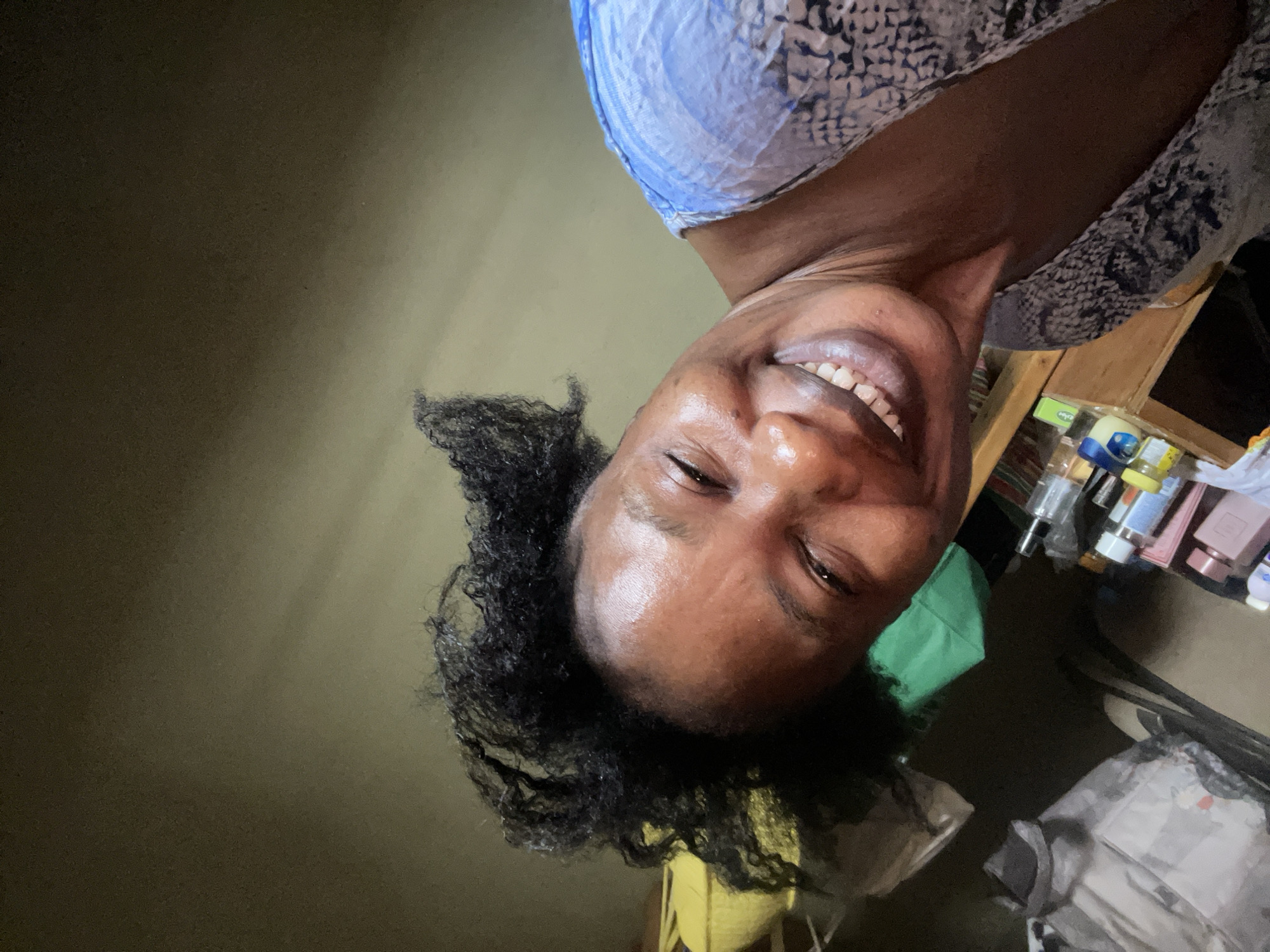 Woman captures joyful selfie moments in Narayi, Nigeria