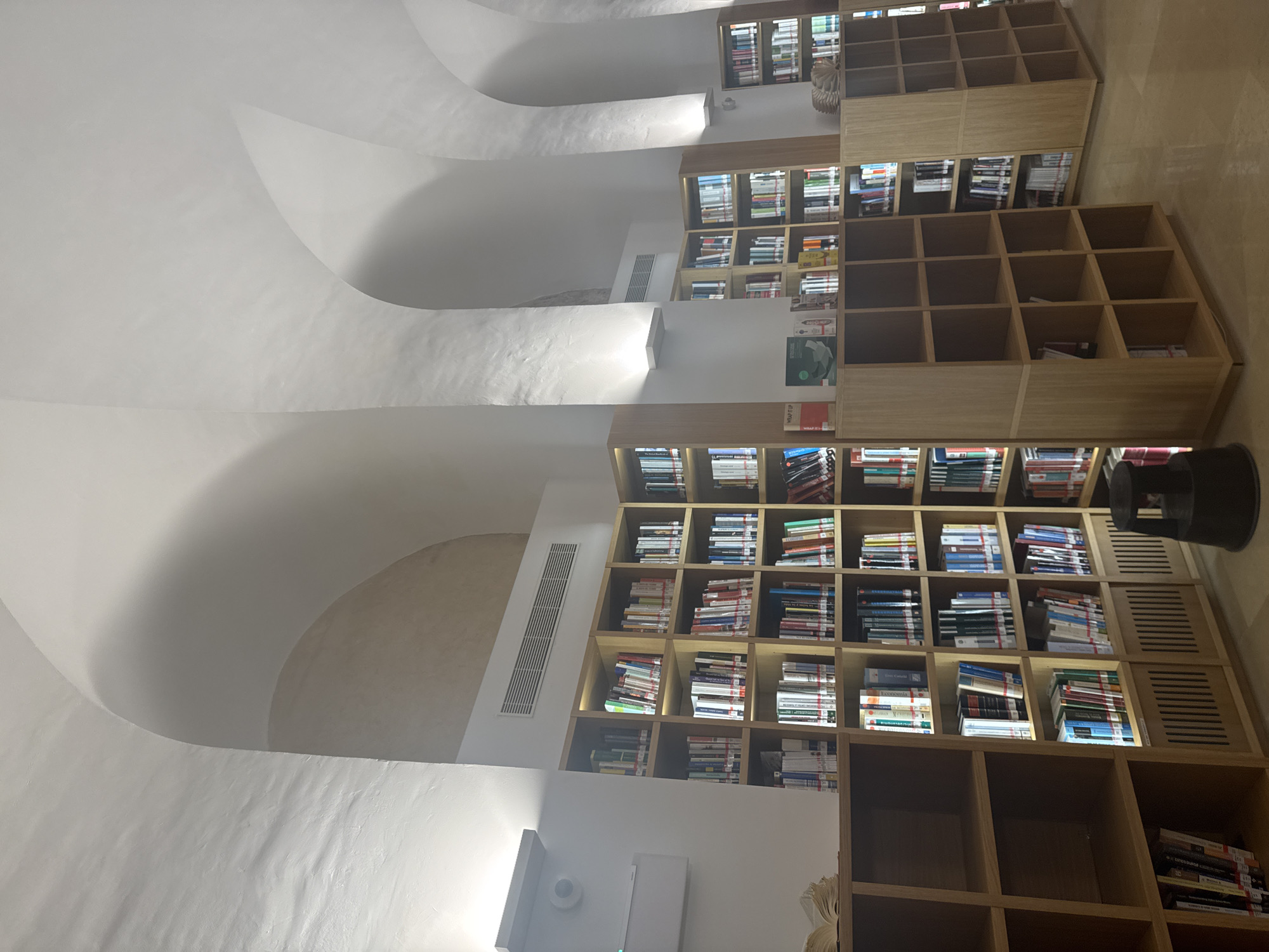 Books and old streets after dark in València's historic center