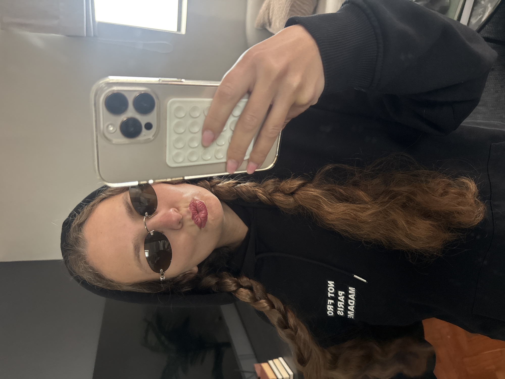 Morning selfies and breakfast documented in Cape Town