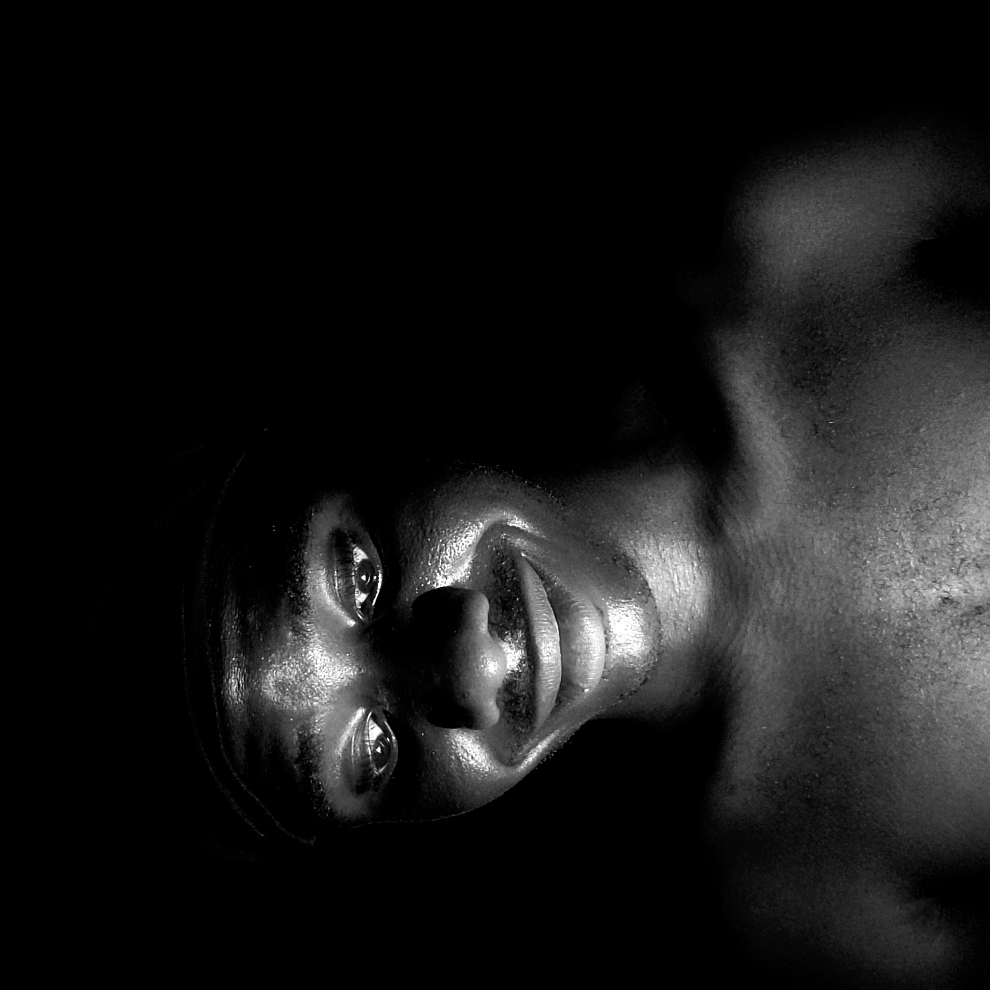 Black and white portrait session captured in Narayi, Nigeria
