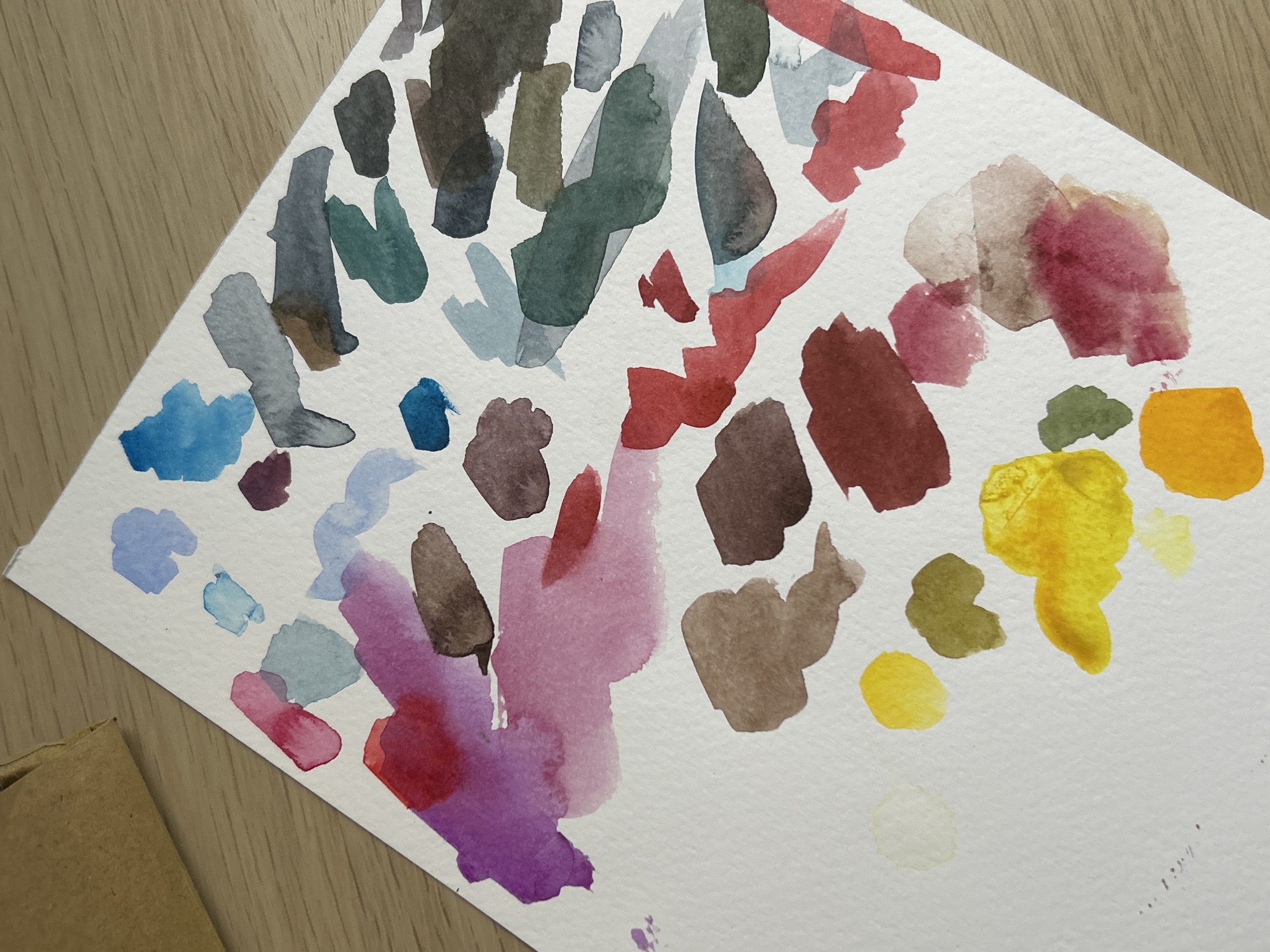 Watercolor painting session documented in Sofia, Bulgaria