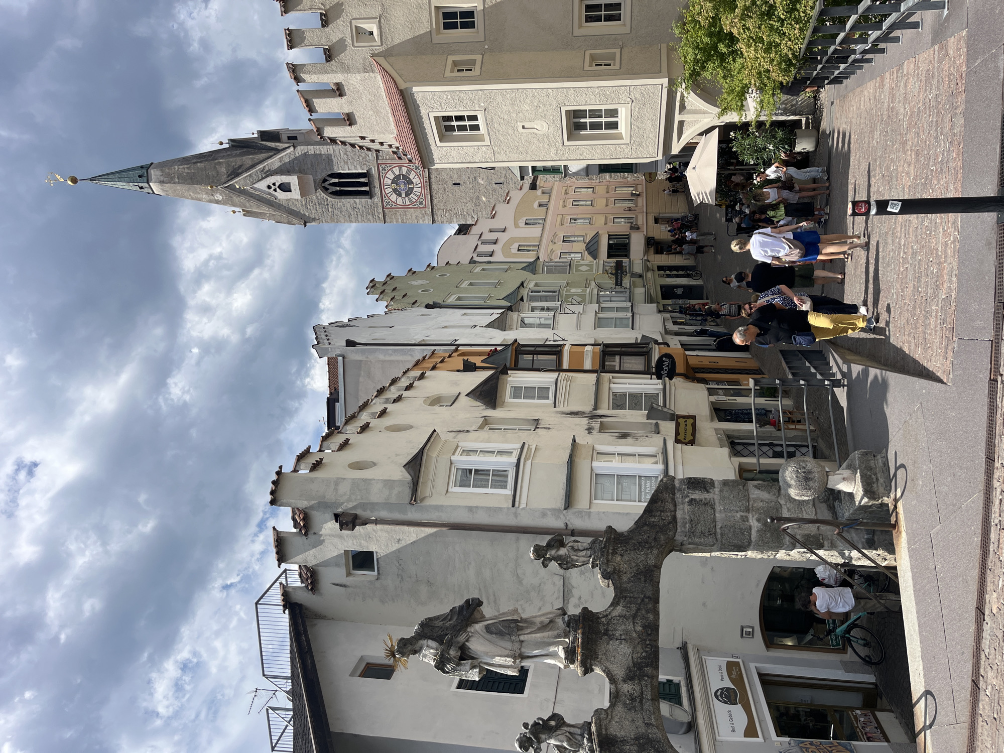 Morning exploring Brixen-Bressanone's historic streets and riverside