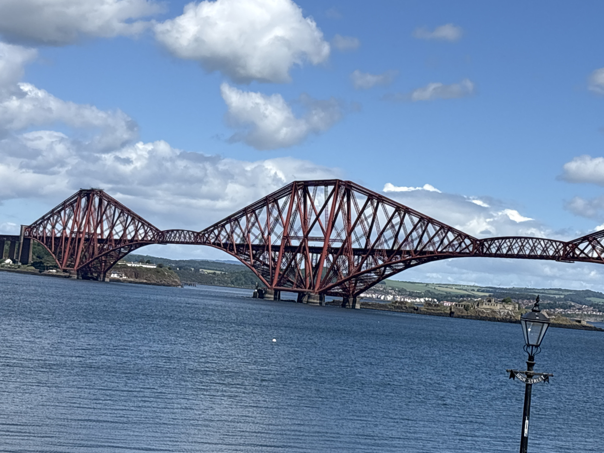 Forth Bridge and South Queensferry streets documented by witness