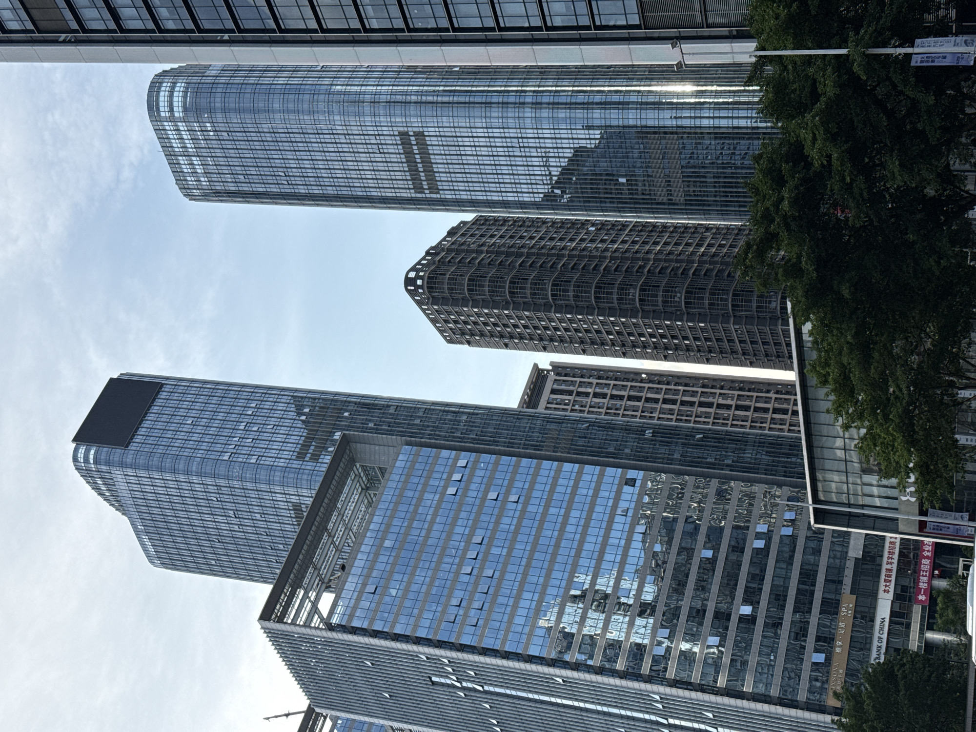 Glass skyscrapers observed in Nanshan District, China