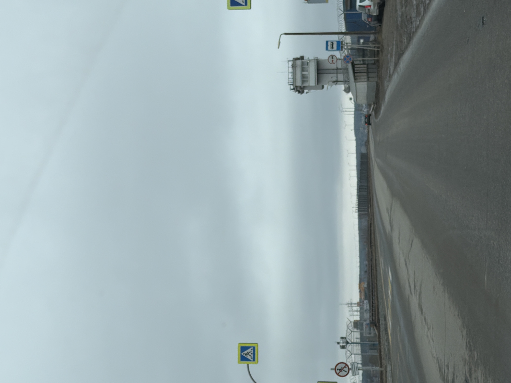 Wet roads, overcast conditions observed in Chaikovsky, Russia