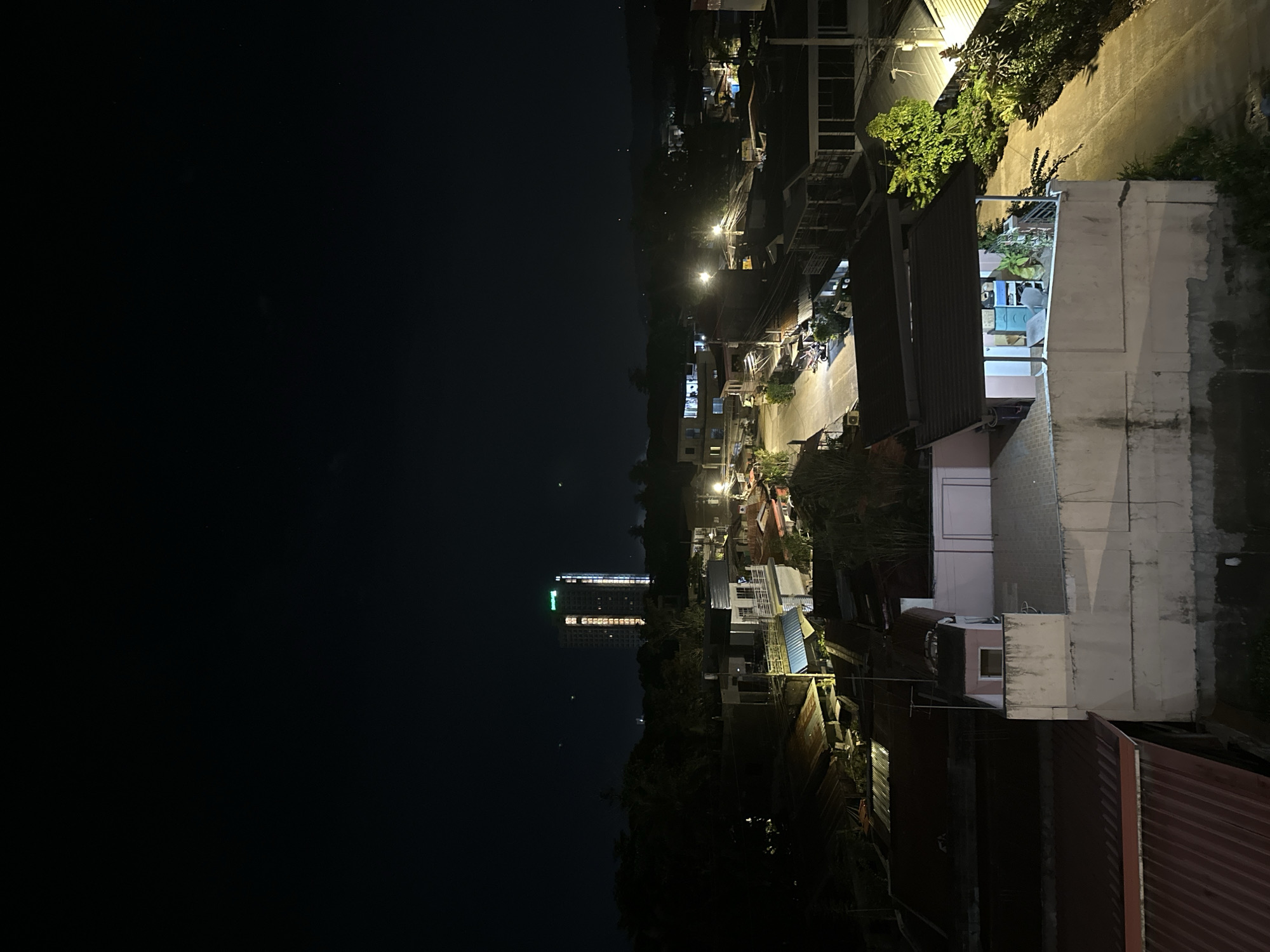 Davao City resident documents nighttime cityscape during evening observations