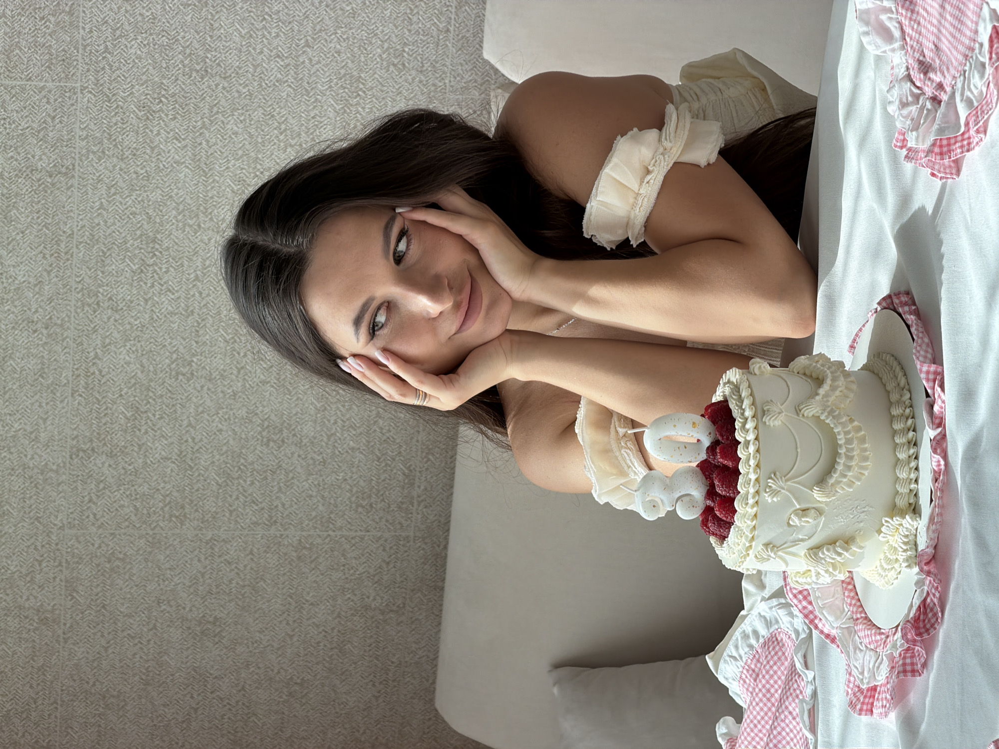30th birthday cake and celebration in Khimki, Russia