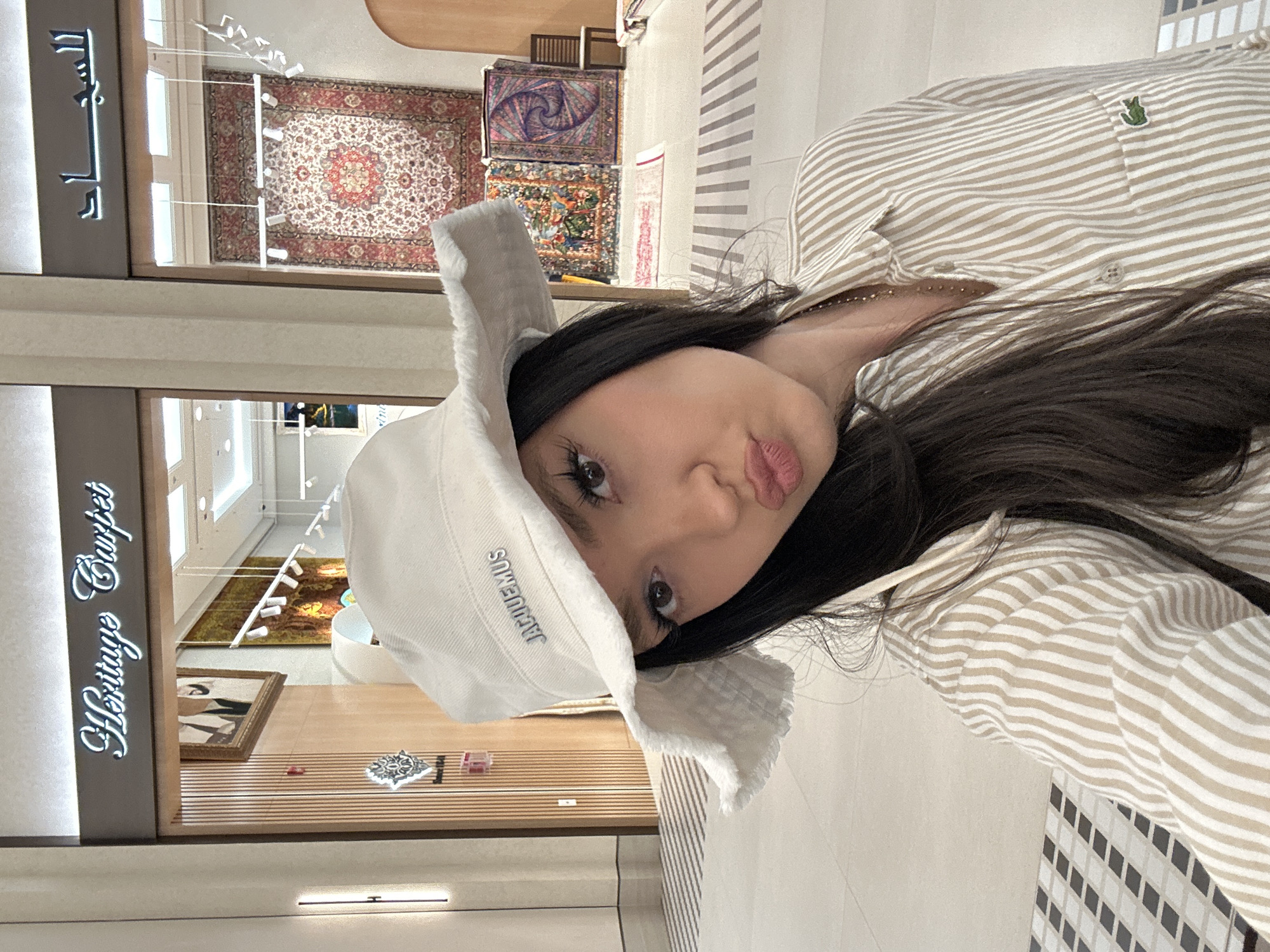 Woman photographed in casual morning portraits in Dubai