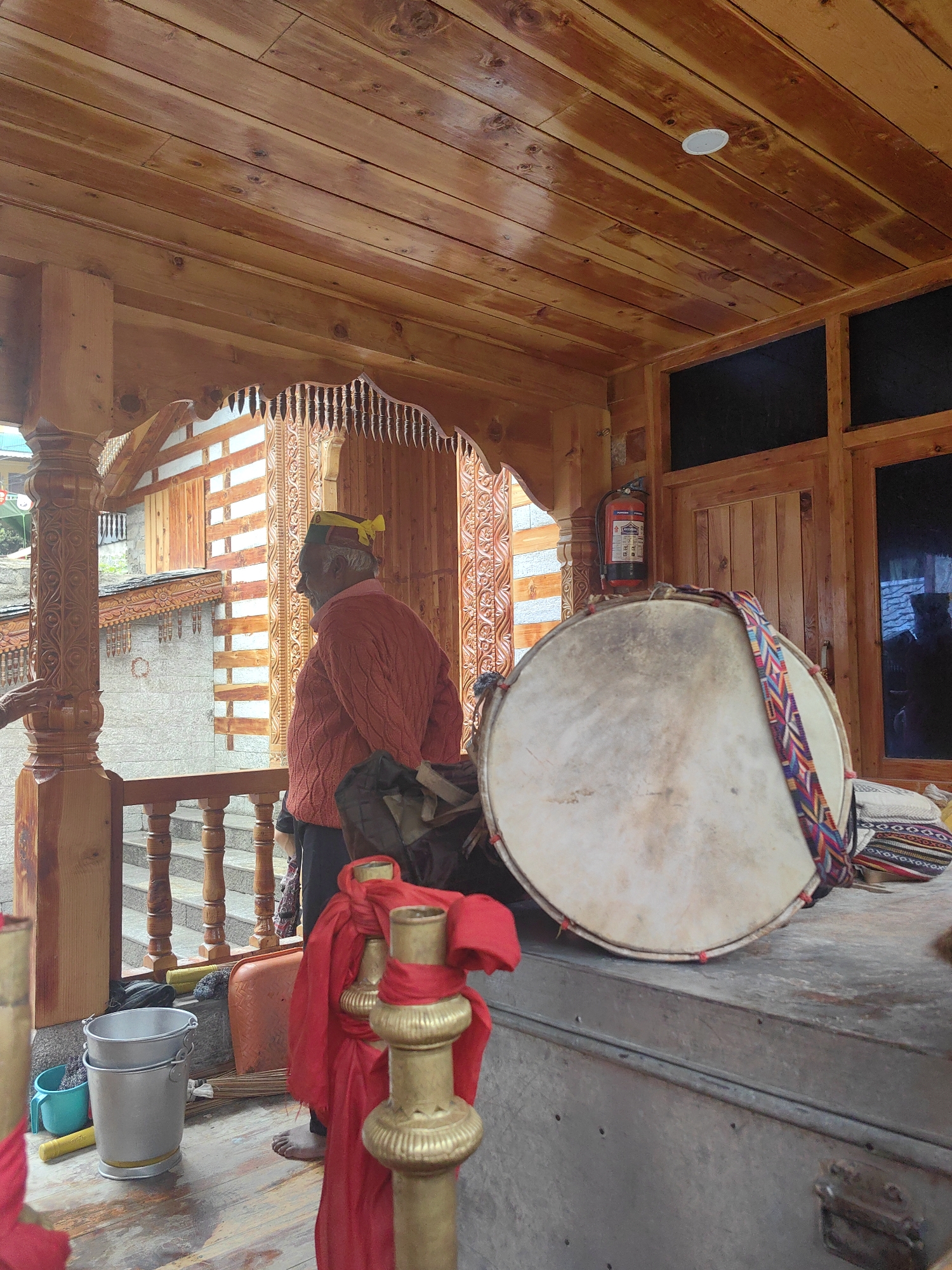 Traditional festival unfolds in mountain village of Vashisht, India