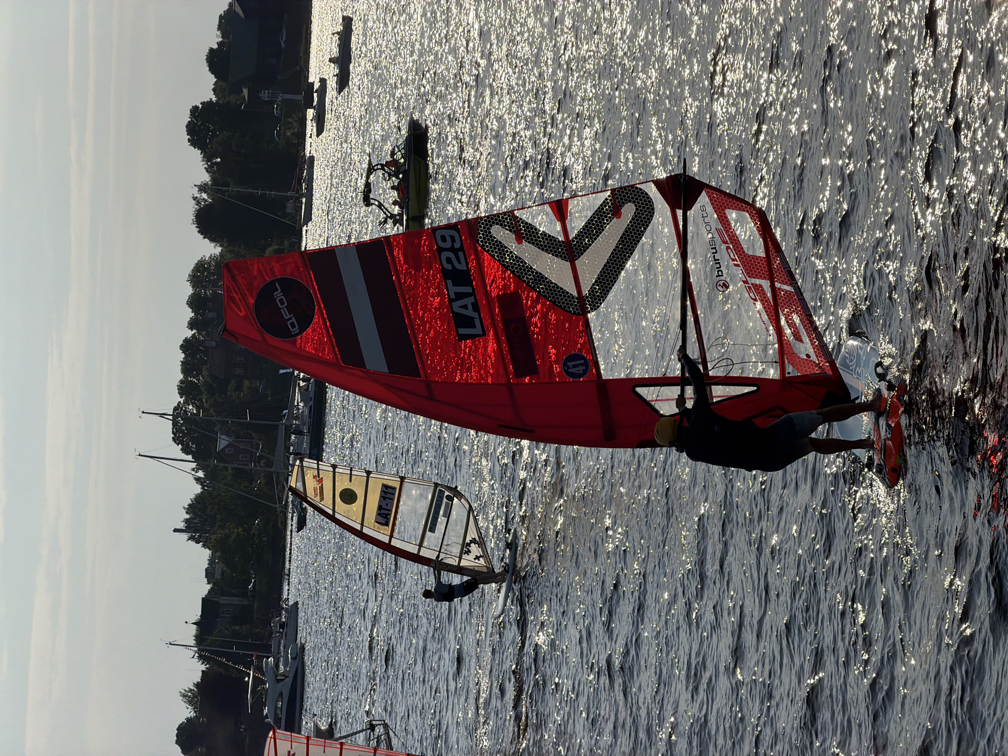 Regatta day on the Daugava River, Riga