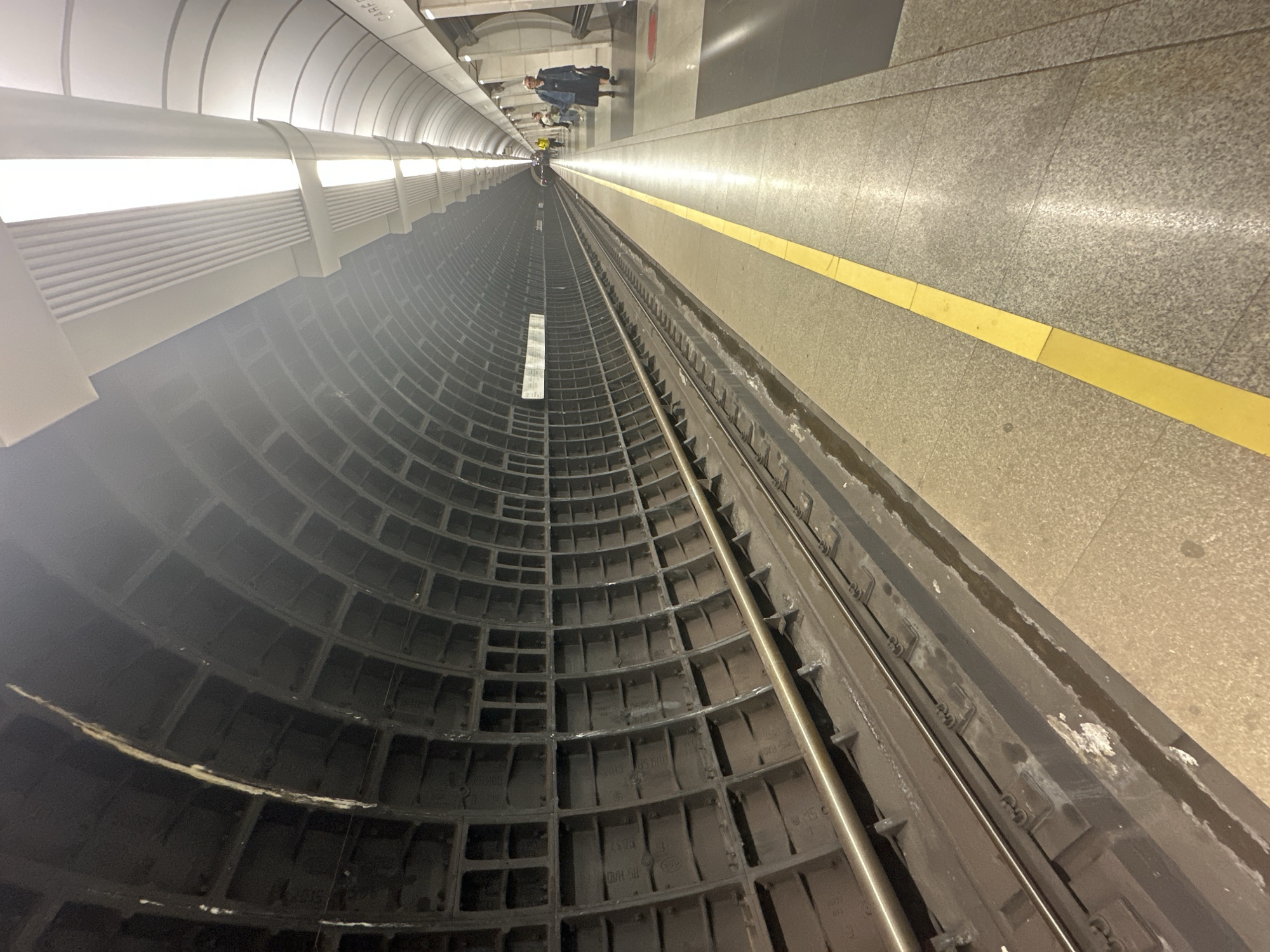Moscow Metro journey documented across multiple stations in 4-minute span