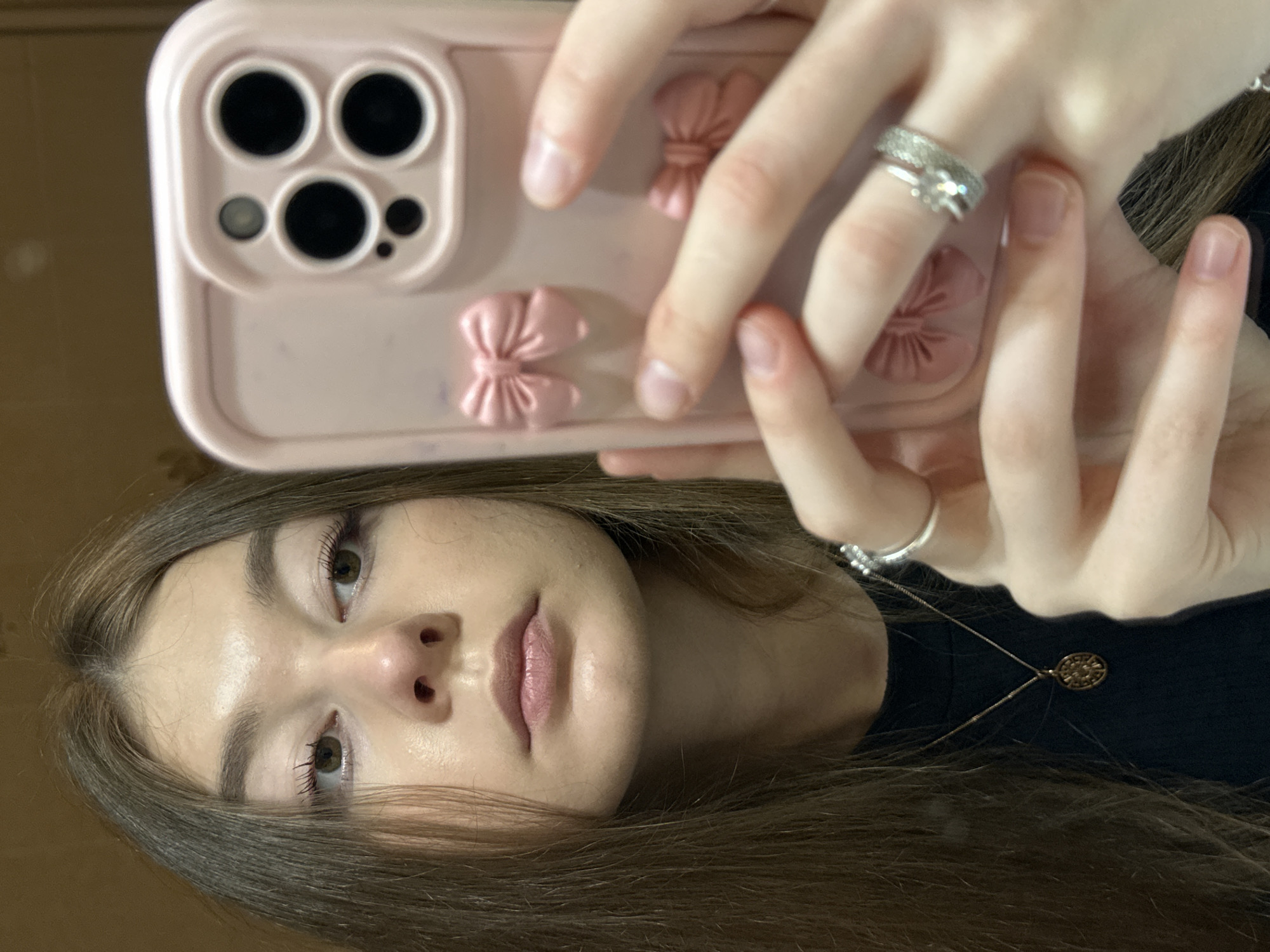 Woman documents extended selfie session in Kazan, Russia