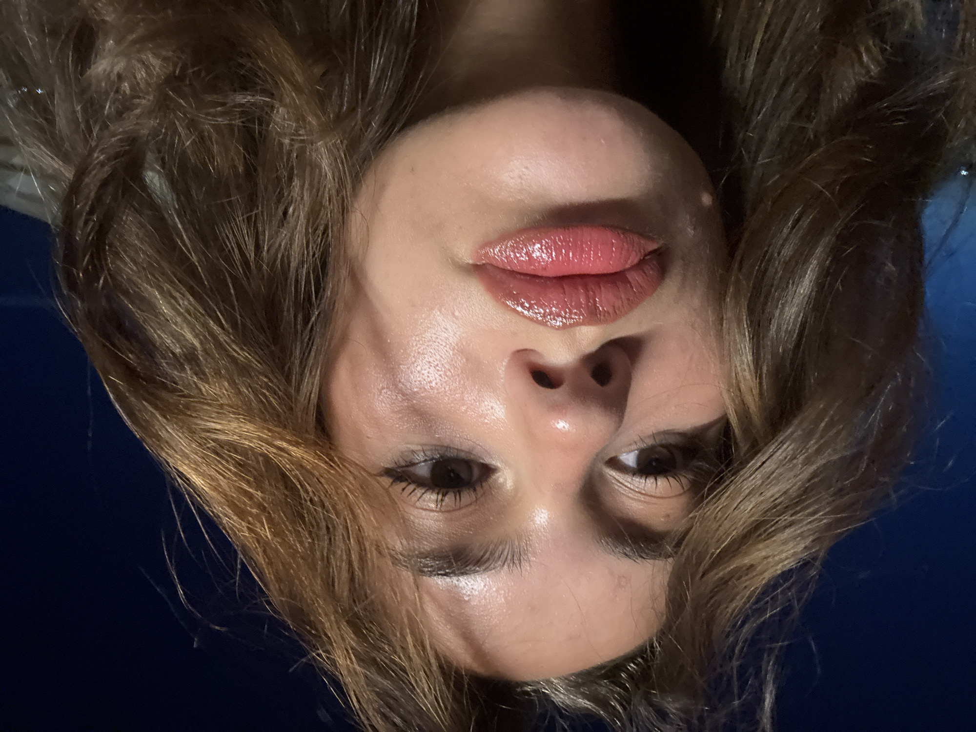 Upside-down selfie in Valletta, Malta