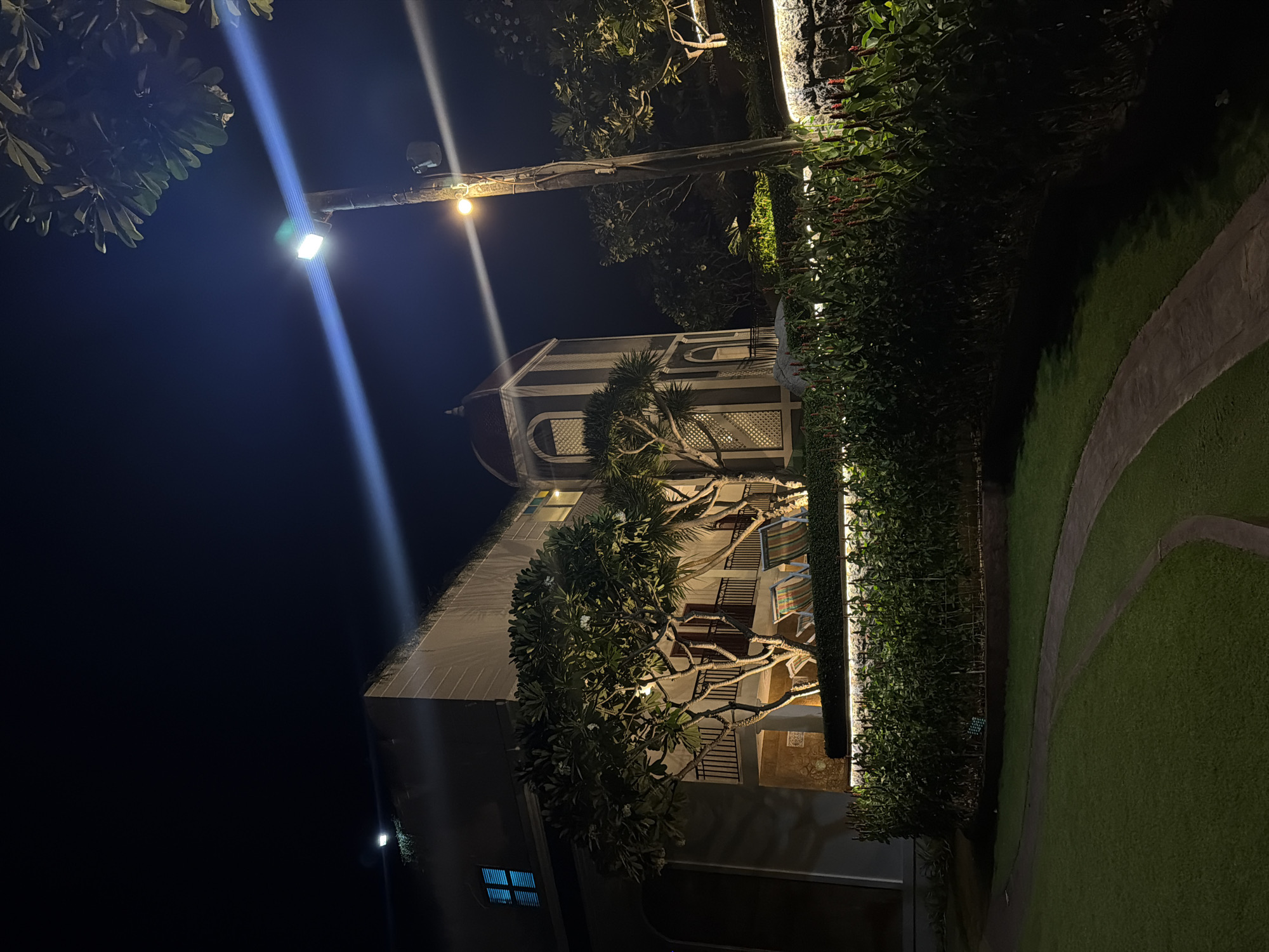 Evening recreation at Vietnam resort: games, drinks, swimming